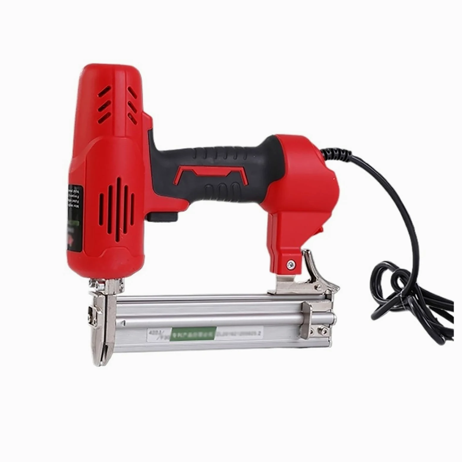 2600W Elektryczny Pistolet Do Gwoździ Rama Drewniana Zszywacz DIY Budowa Mebli Gwoździe Elektronarzędzie Gwoździe Stolarskie Narzędzia Do Obróbki Drewna Do precyzyjnego frezowania(Only machines)