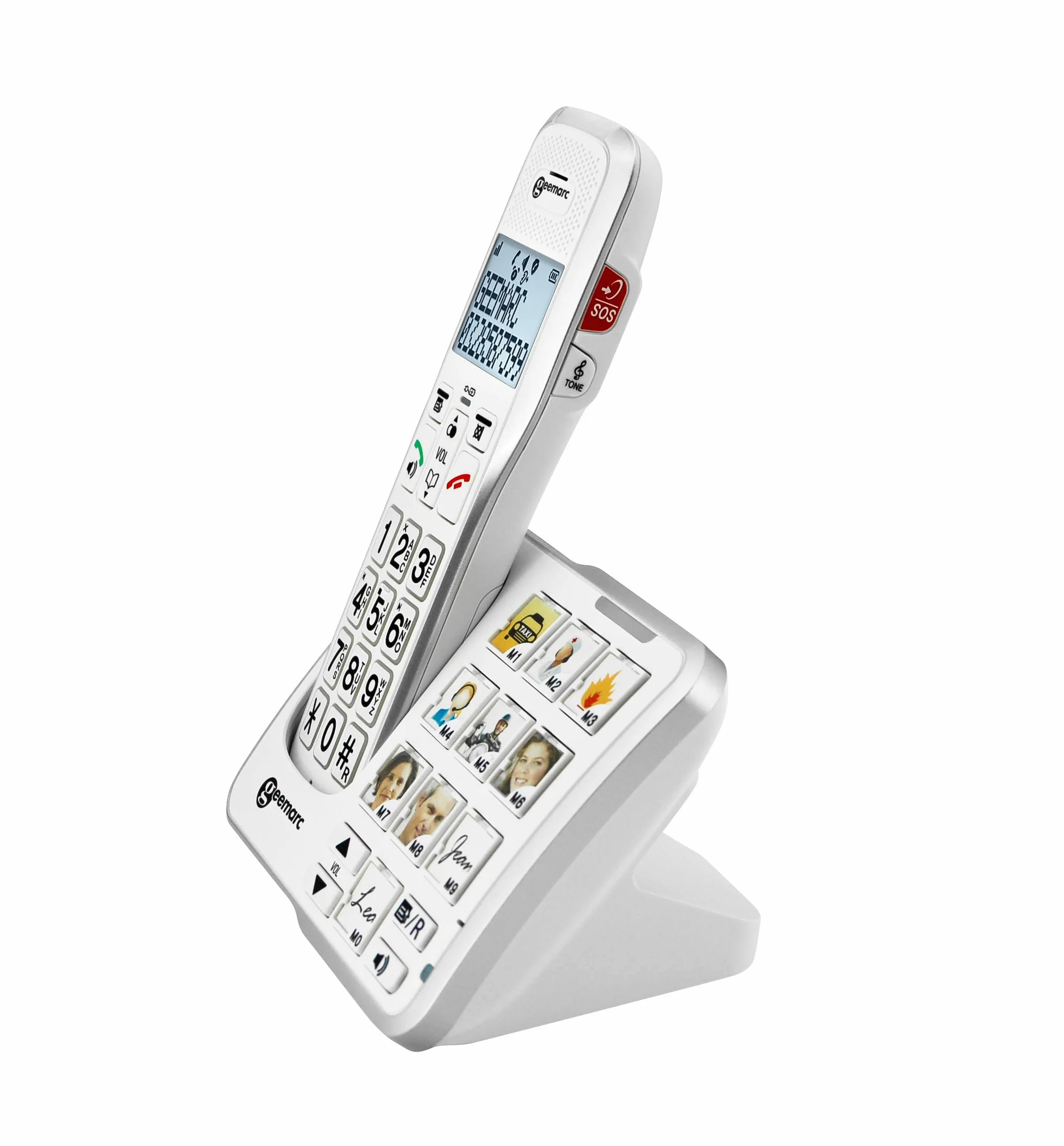 Geemarc Amplidect 595 Photo – wzmocniony telefon stacjonarny z połączeniem alarmowym