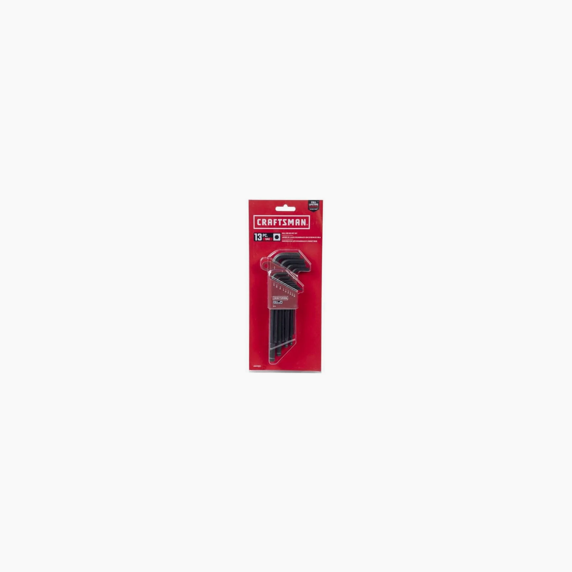 CRAFTSMAN Zestaw kluczy sześciokątnych z końcówką kulową, 13-częściowy (CMHT26013)