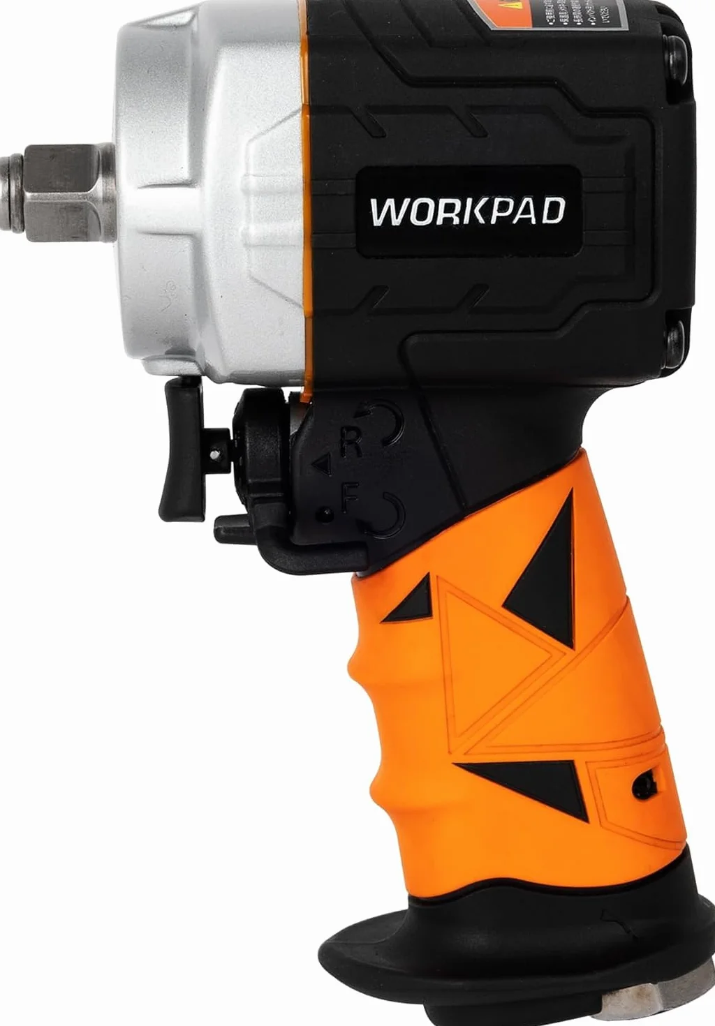 Klucz udarowy na sprężone powietrze Workpad, maks. moment obrotowy 750 Nm, napęd Vircane 12,7 mm (1/2"), idealny do stosowania w wąskich przestrzeniach, np. w obszarach przekładni i silników