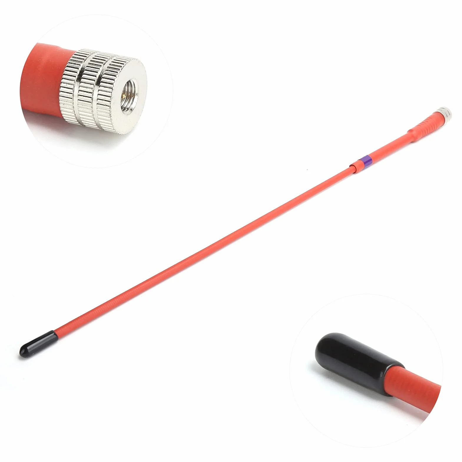Antena GPS Astro 430 320 900 220 Alpha 50 100, Miękka Gumowa 136-174 MHz, Wysokie Wzmocnienie, Czerwony