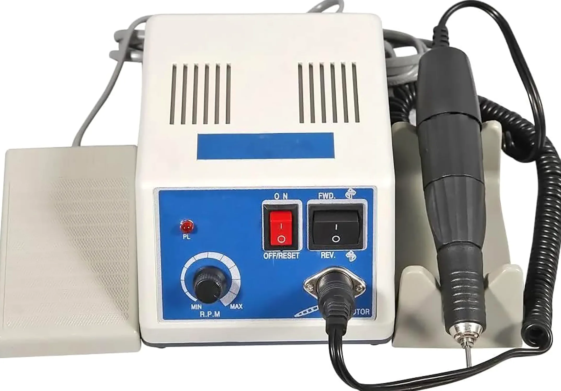 Polerka mikrosilnikowa 35 K obr./min do ręcznego polerki i mikrosilnika elektrycznego (A-90) do laboratorium, biżuterii, ceramiki, silikonu, szkła, rzeźbienia w drewnie, sztuka