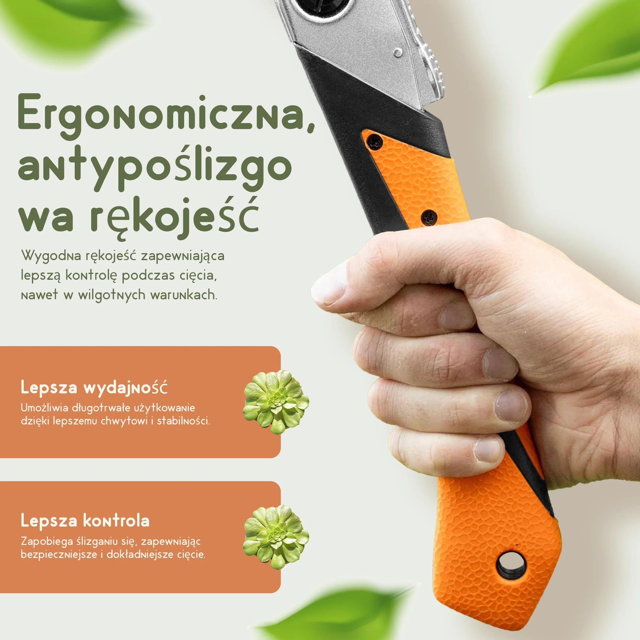 Piła ręczna do gałęzi, składana, hartowana piła SK5 210 mm, składana piła do drewna do ogrodu