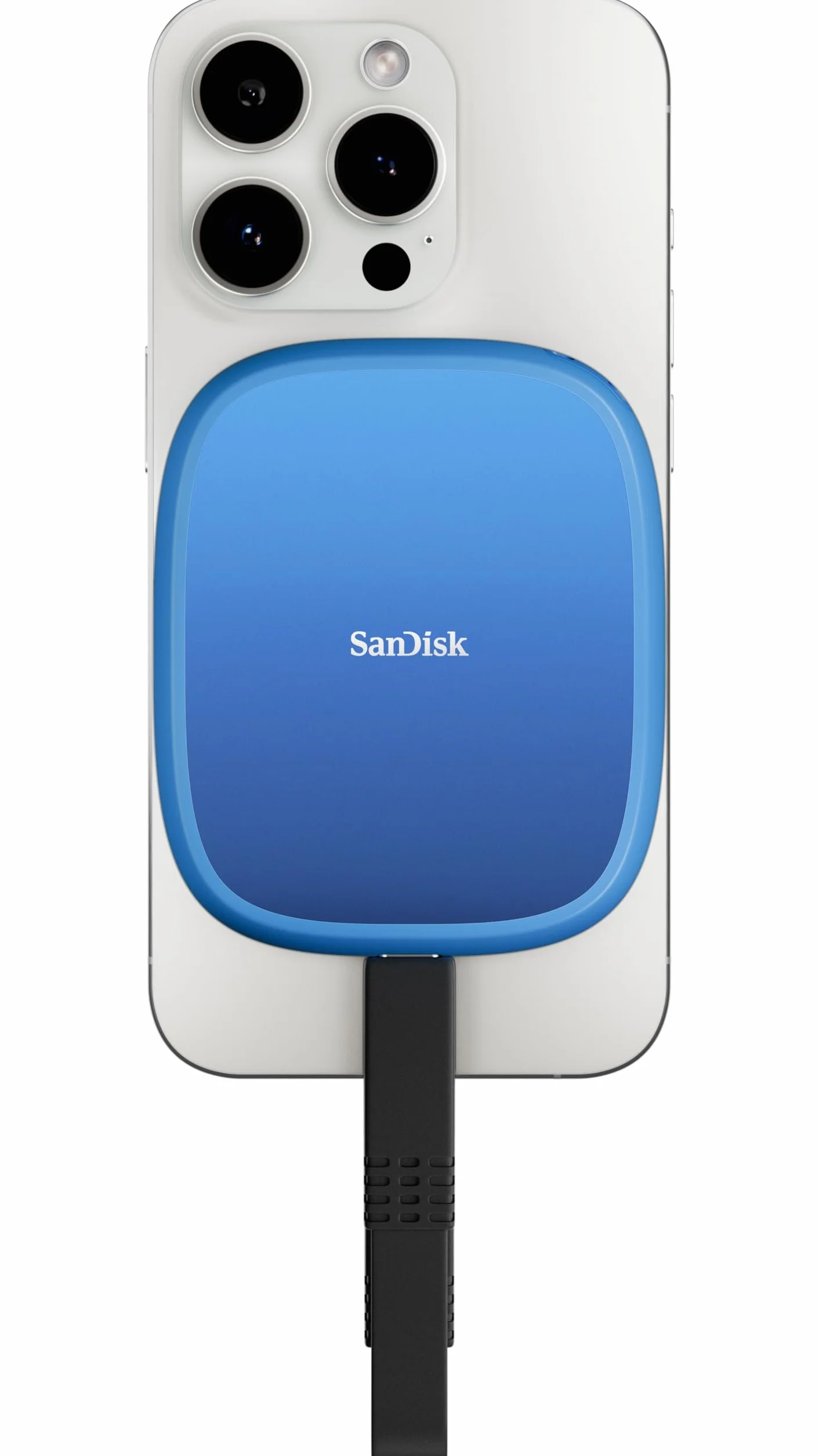 SanDisk Creator Dysk SSD do telefonu 1 TB, kompatybilny z MagSafe, prędkość odczytu do 1000 MB/s