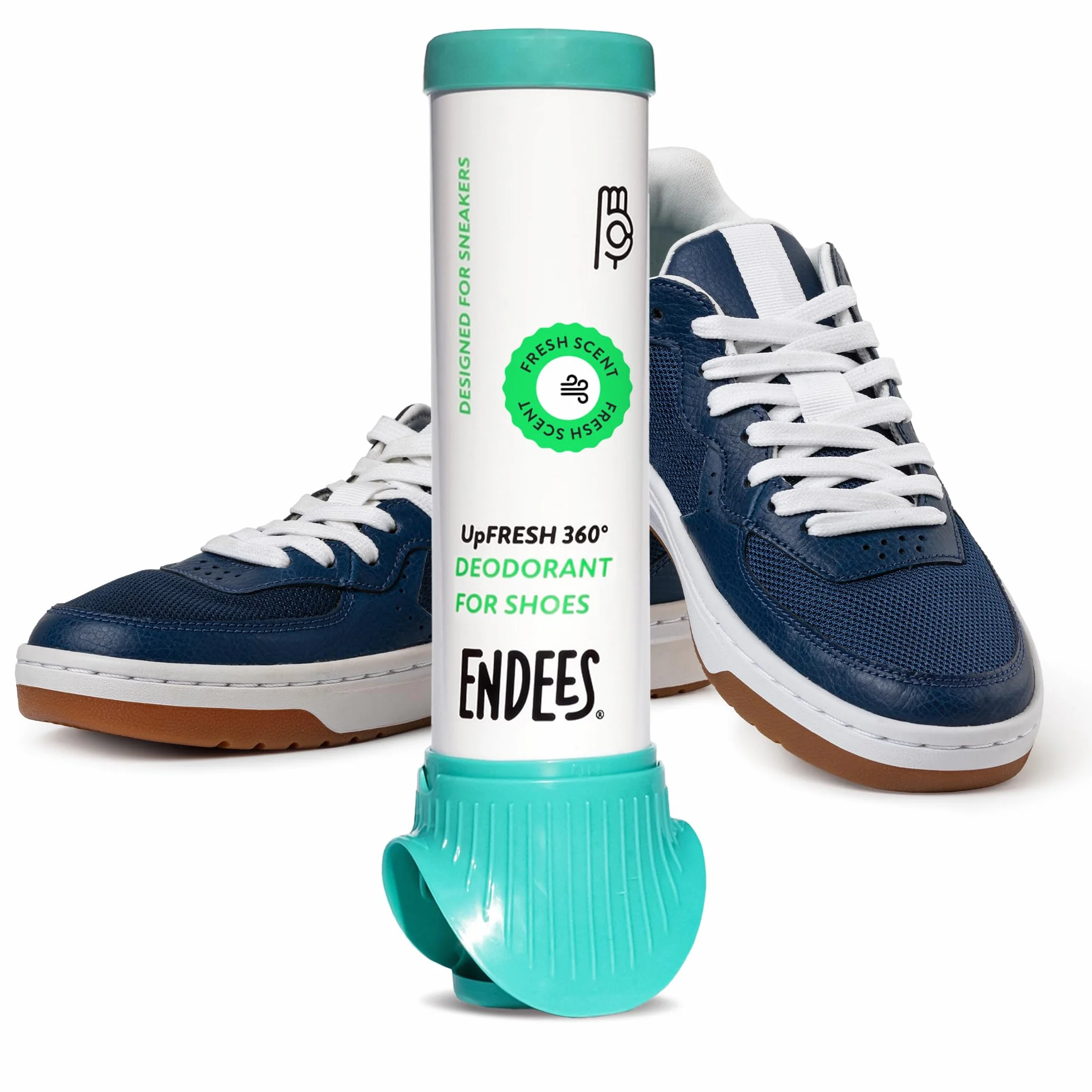 Endees – Dezodorant do Butów UpFresh 360° w Sprayu (100ml), Długotrwała Świeżość i Łatwa Aplikacja 360° – Zapach Unisex – Neutralizujący Dezodorant – na Codzień i Podczas Treningu