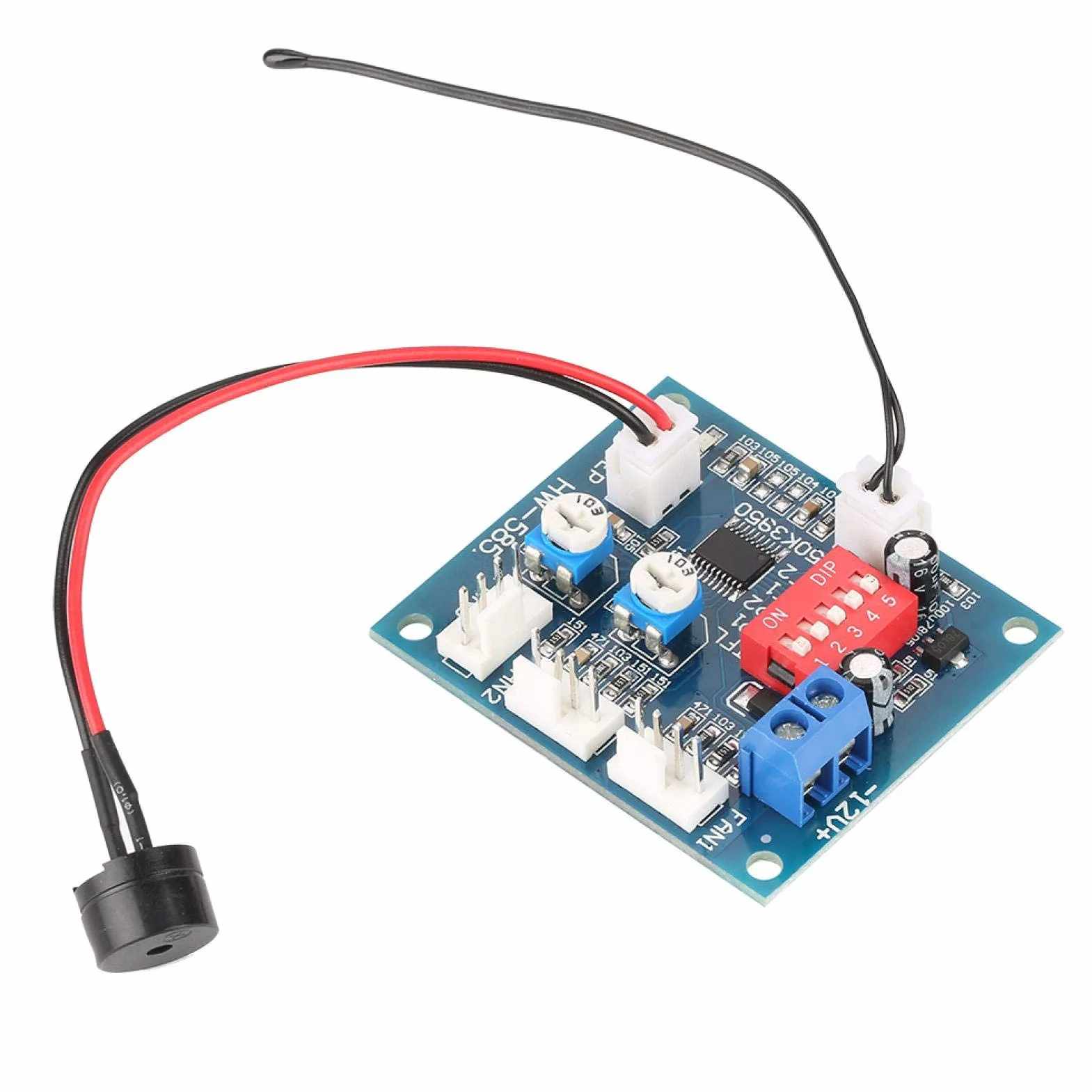 Sterownik wentylatora PC DC 12V PWM czteroprzewodowy regulator prędkości