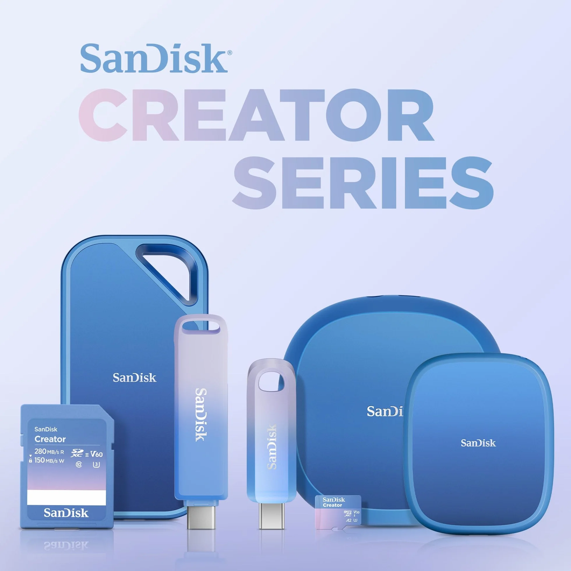 SanDisk Creator Dysk SSD do telefonu 1 TB, kompatybilny z MagSafe, prędkość odczytu do 1000 MB/s