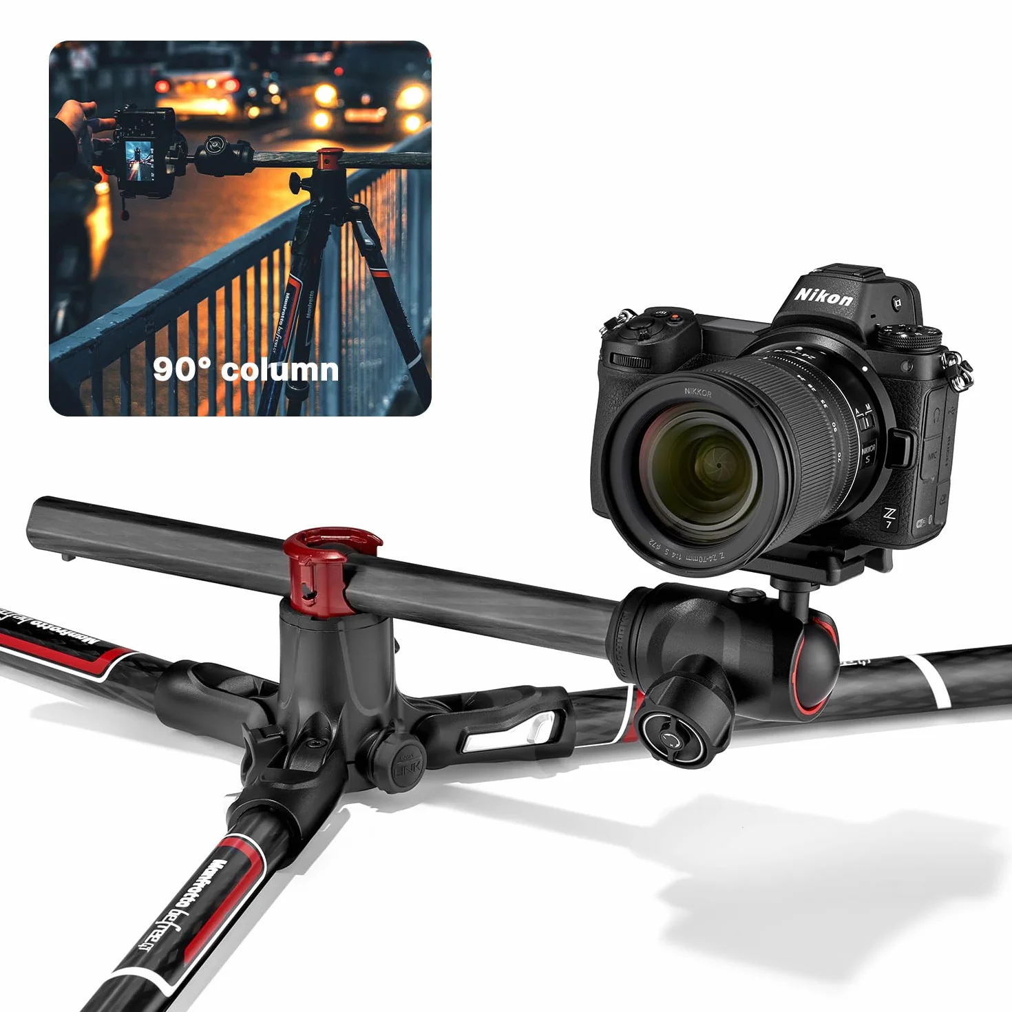 MANFROTTO Trépied MKBFRC4GTXP-BH Befree GT XPRO Carbone