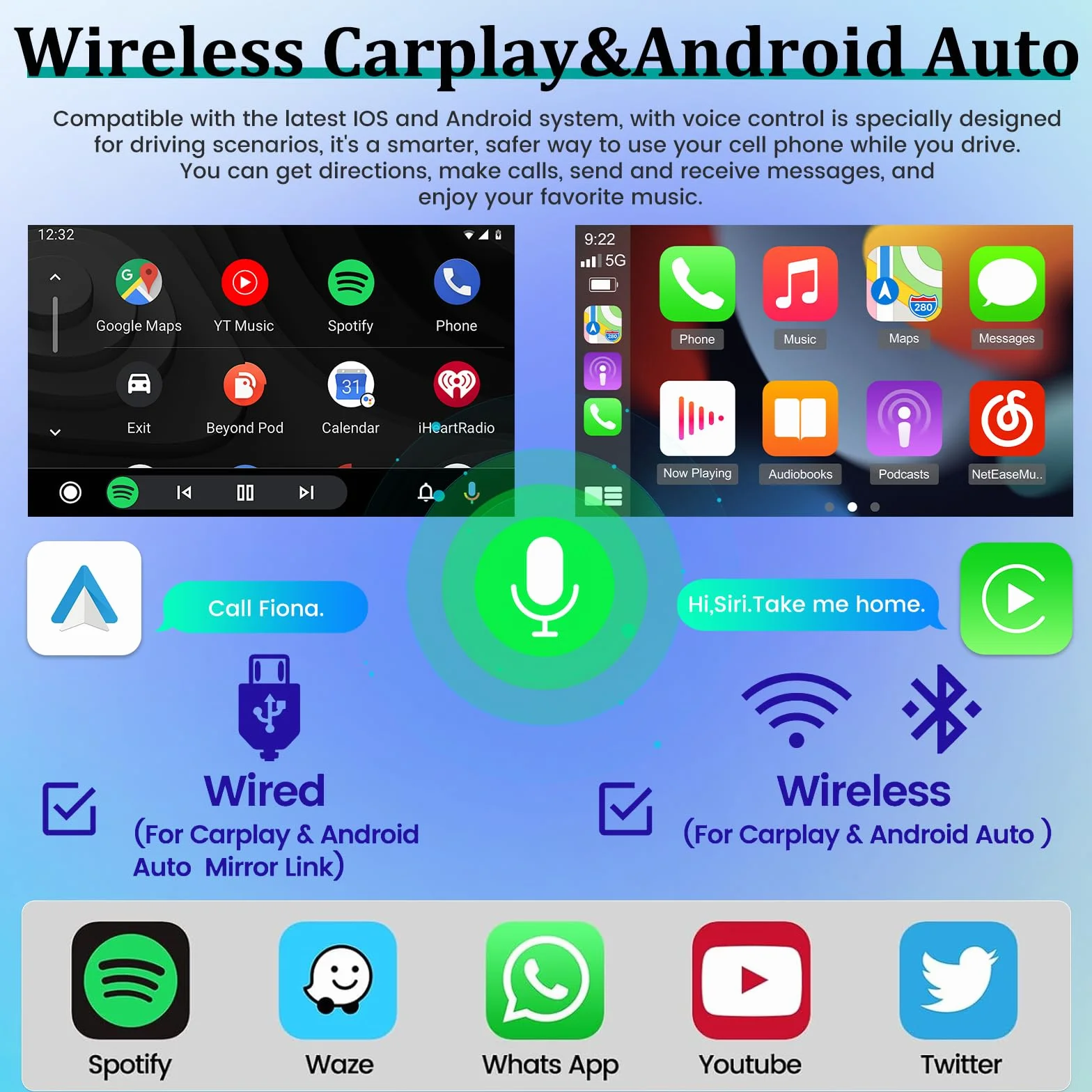 Radio samochodowe 9-calowy Android 13 2+64G do Mazdy 2 2007-2014 Bezprzewodowe Carplay Android Auto WiFi GPS FM RDS Kamera cofania AHD