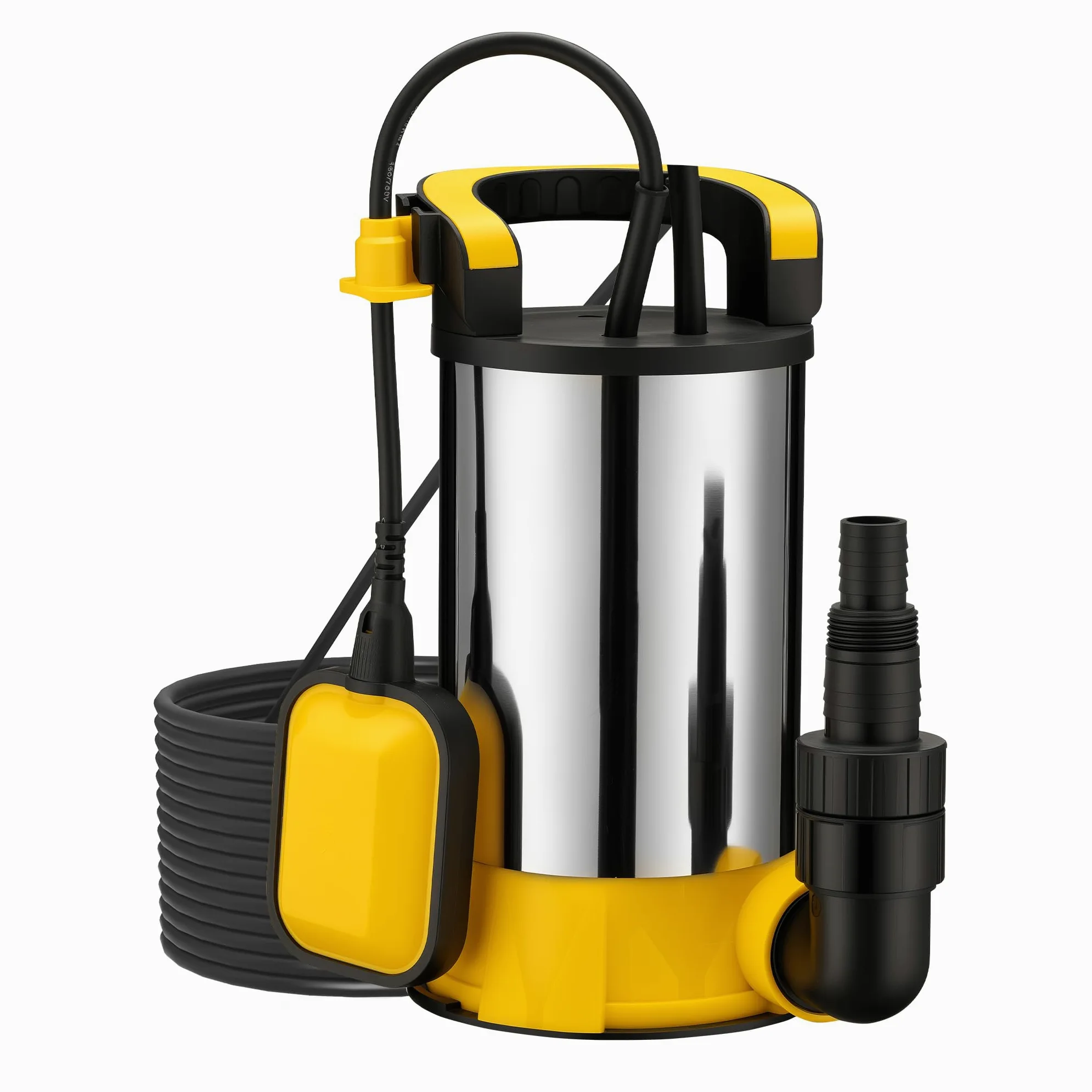 Wiltec Pompa zanurzeniowa do wody czystej 550 W 12500 l/h 7 m stal nierdzewna PPO
