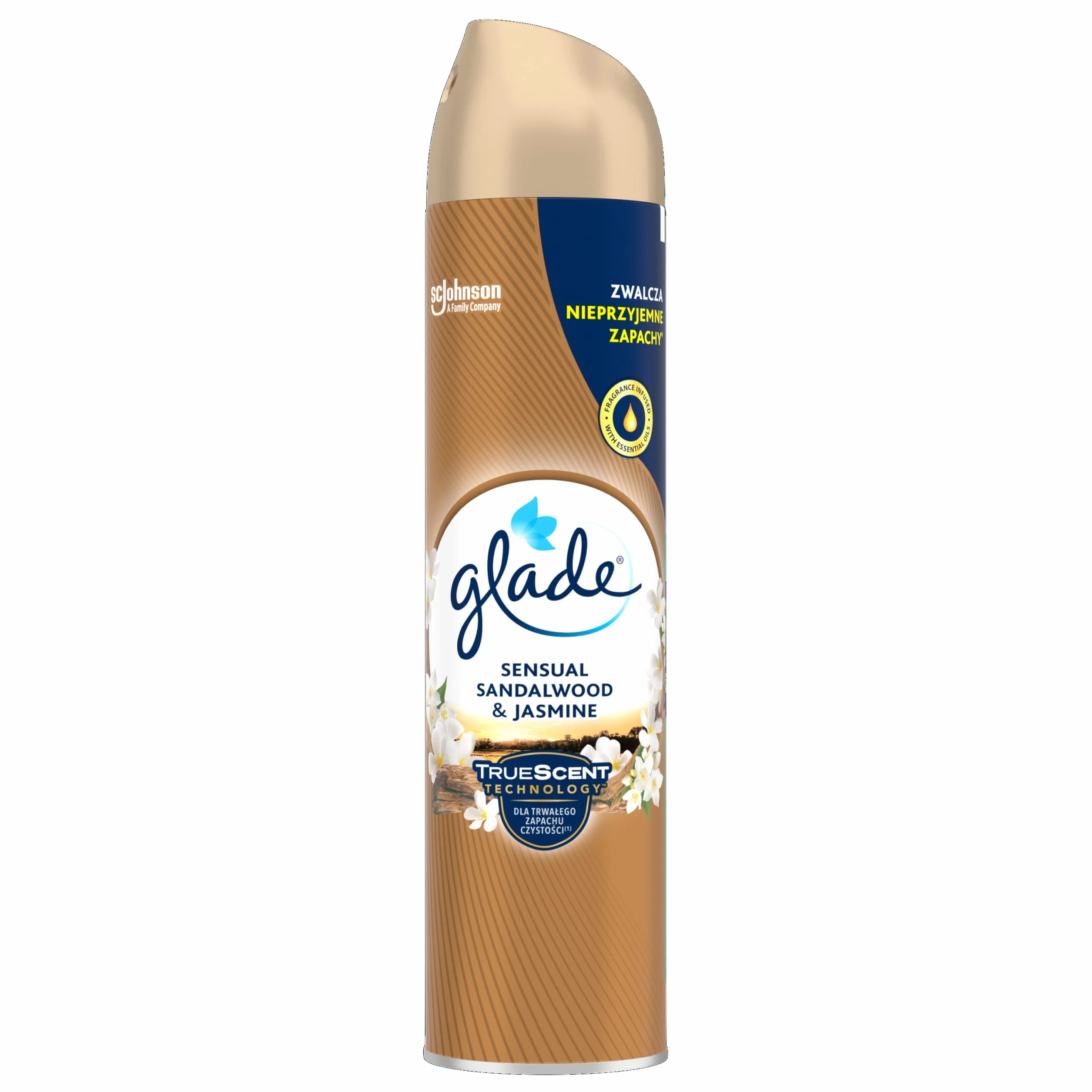 Glade Odświeżacz Powietrza w Sprayu, Eliminuje Nieprzyjemne Zapachy w Domu i Łazience, Różne Zapachy, Zestaw 4 x 300 ml