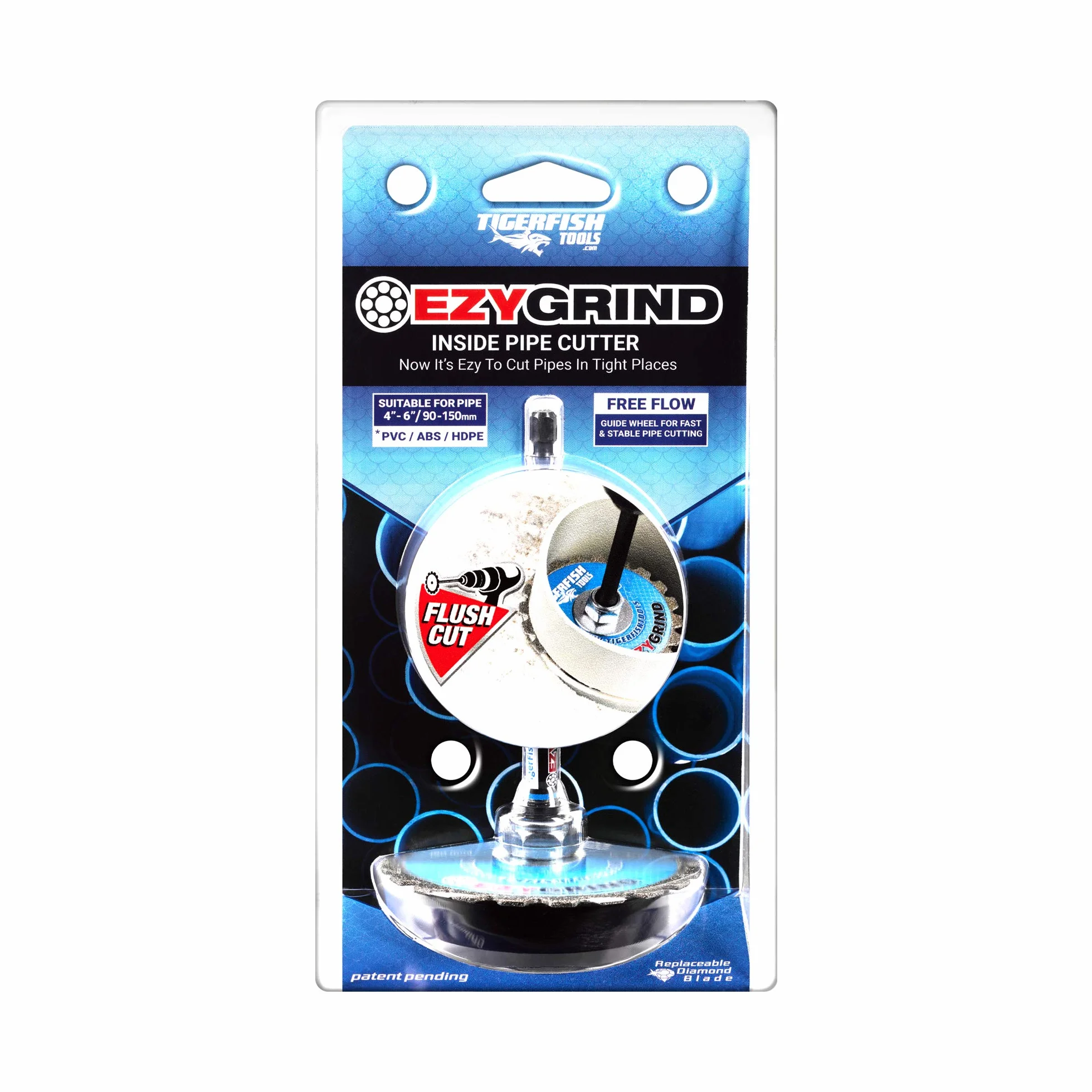 Ezygrind Przecinak do rur wewnętrznych z 3 1/8" (80 mm) diamentowym ostrzem