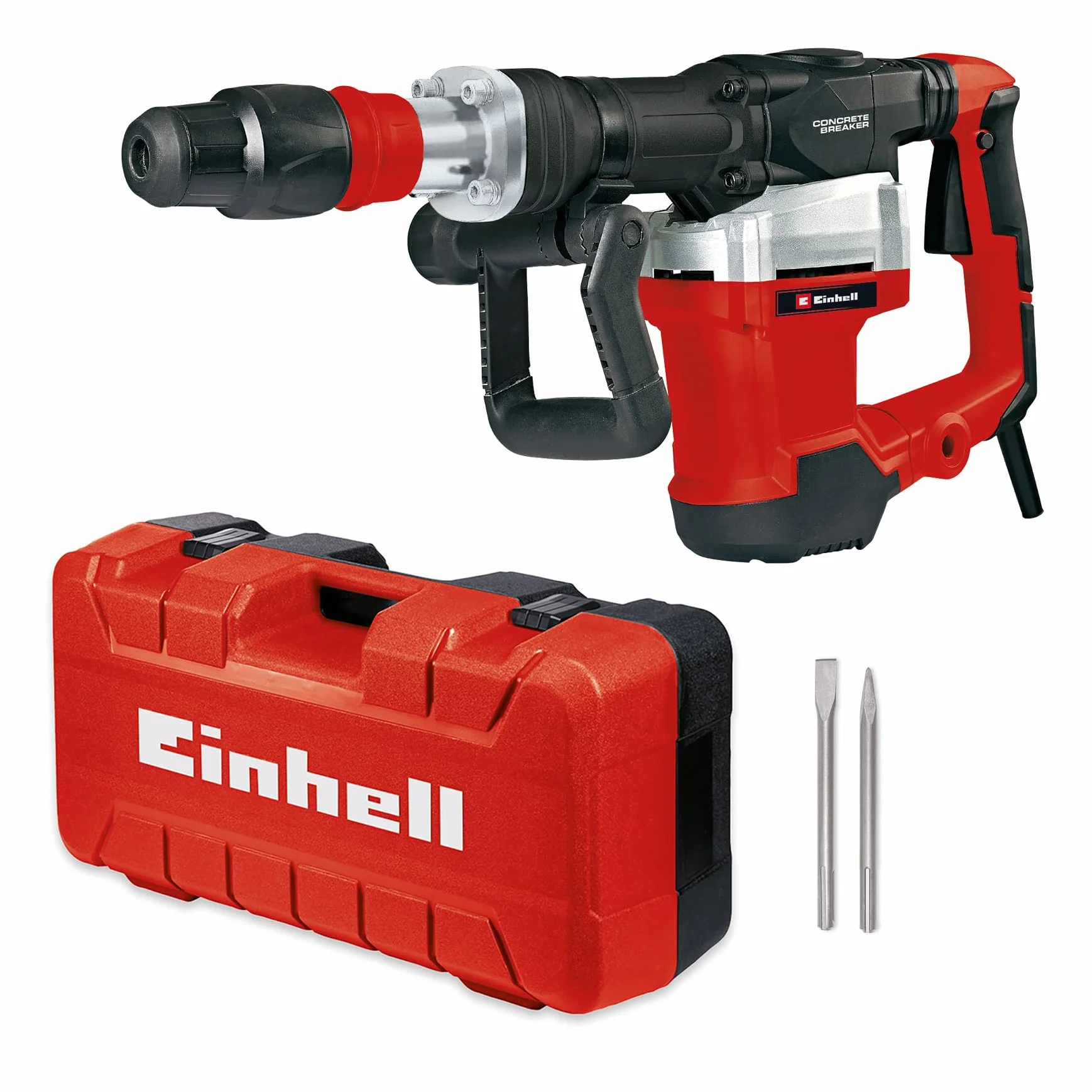 Einhell 4139099 Młotowiertarka, 1500 W, 230-240 V, Czarny/Czerwony, ‎60 x 28 x 8 cm; 10.3 kg