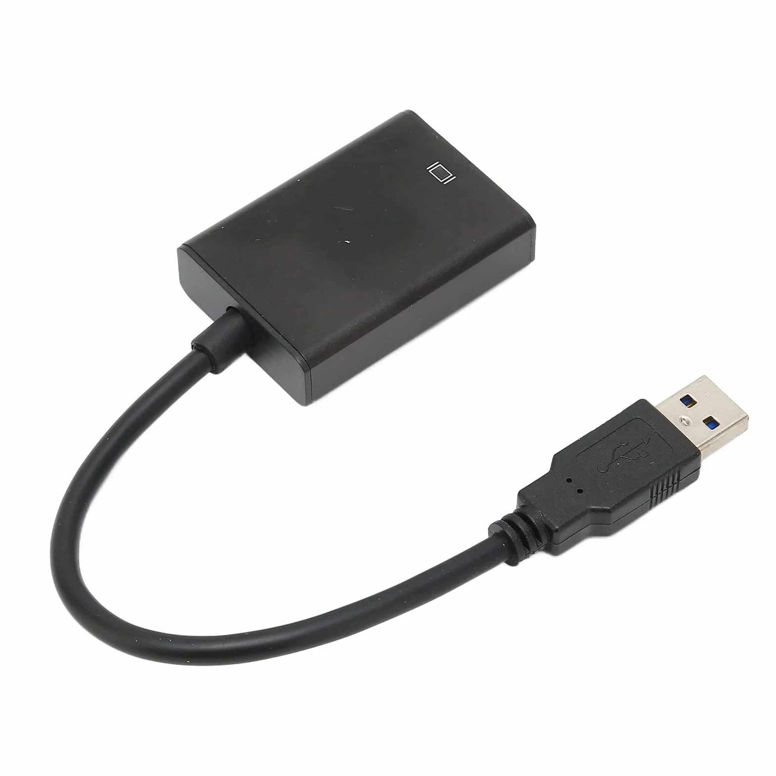 Adapter USB3.0 na HDMI, Interfejs Multimedialny USB3.0 na Wysokiej Rozdzielczości Męski na żeński do Uniwersalnych Komputerów Stacjonarnych i Notebooków