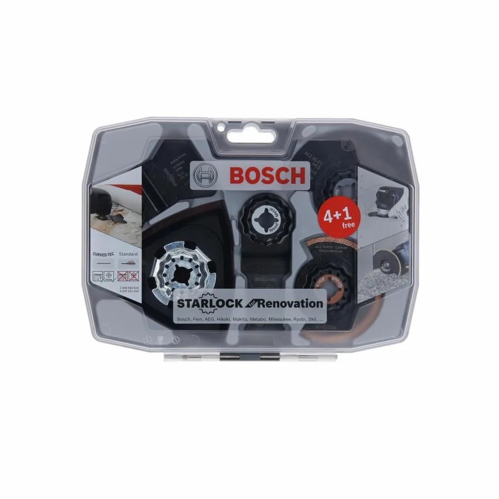 Bosch 8 szt. Zestaw do renowacji do narzędzi wielofunkcyjnych starlock (Osprzęt do oscylacyjnych narzędzi wielofunkcyjnych)