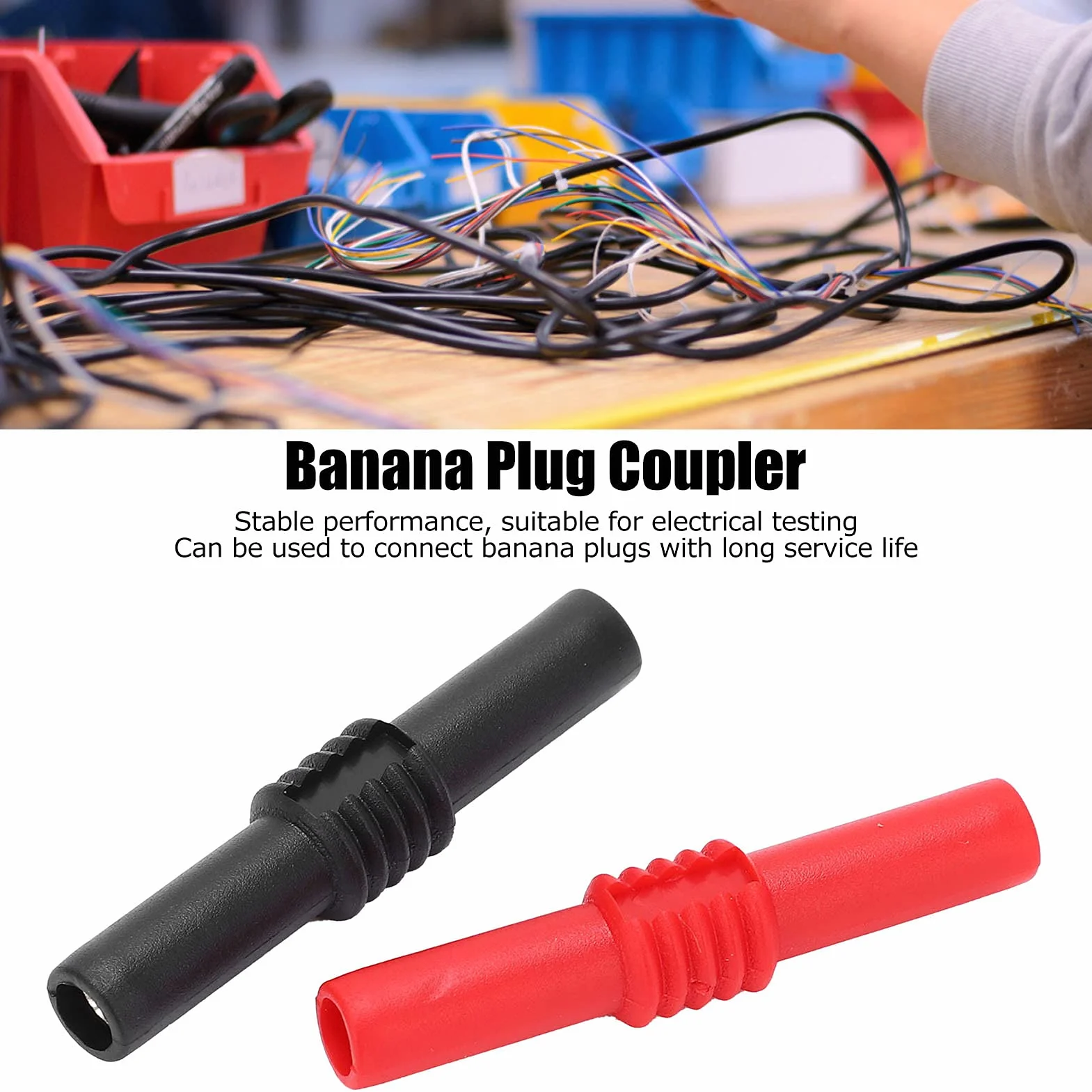 Wtyk Bananowy Adapter Przedłużający 4mm 10 szt. U22