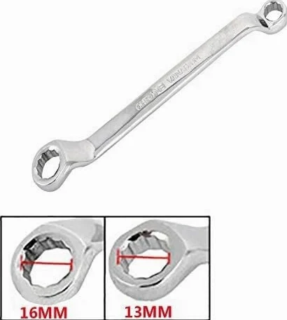 Klucz płaski, zestaw kluczy z grzechotką, klucz oczkowy, klucz oczkowy z przesunięciem 1 szt. 5,5-32 mm klucz dwustronny metryczny klucz oczkowy Torx do użytku profesjonalnego i majsterkowania (16 x 1