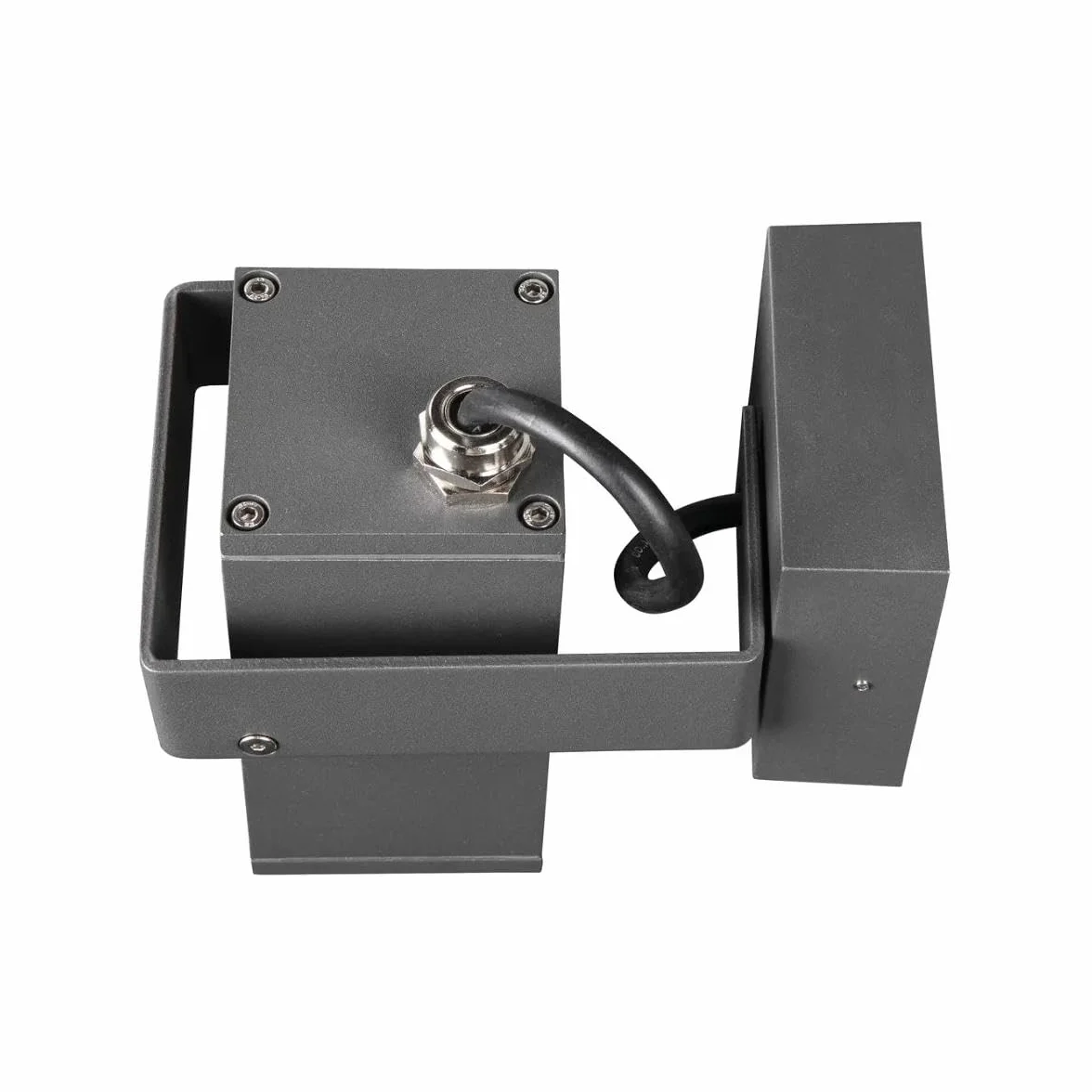 SLV THEO BRACKET Natynkowa Lampa Ścienna i Sufitowa LED GU10 IP65 7W Antracytowa