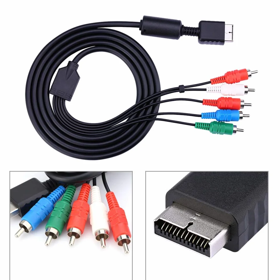 Kabel audio wideo 181 cm AV Multi Out to Component zamiennik do konsoli