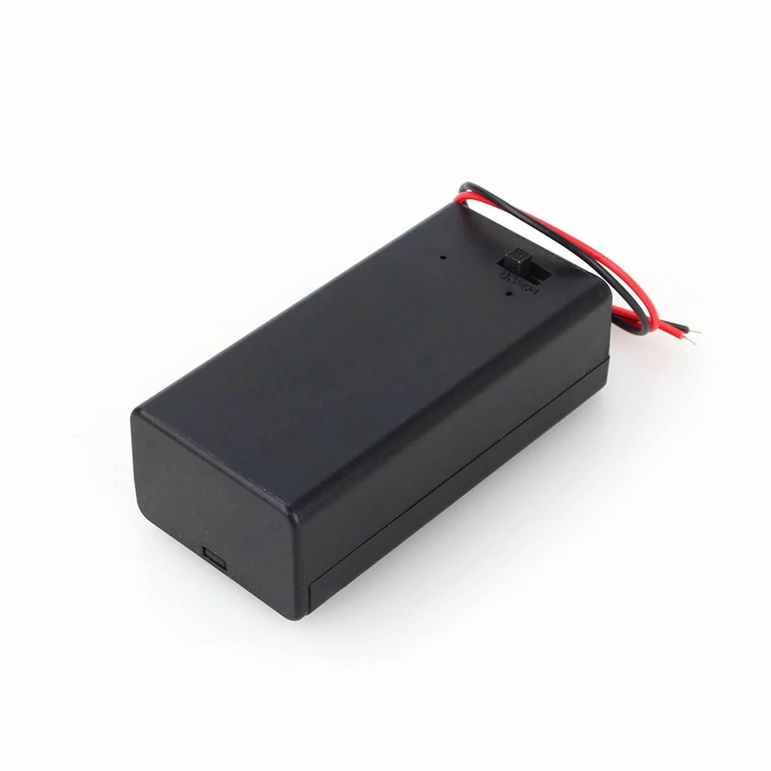 Estink 9 V uchwyt na baterie, komora baterii 9 V z obudową i przełącznikiem, 68,02 x 33,24 x 21,58 mm, długość kabla zasilającego 150 mm