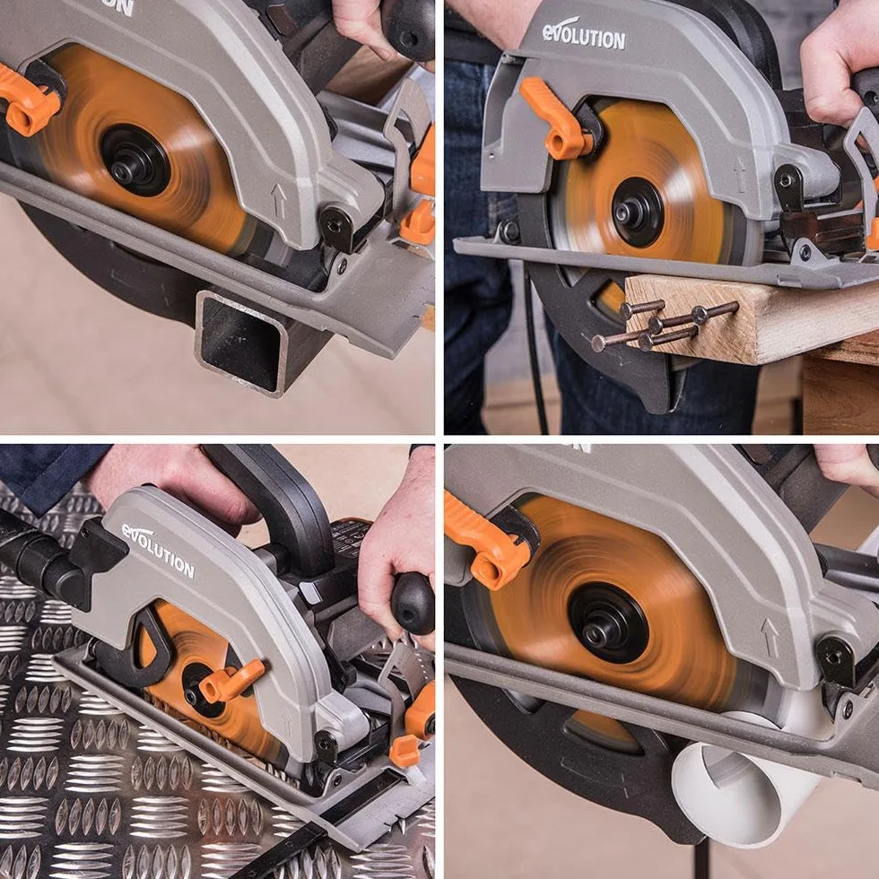 Evolution Power Tools Rageblade255Multi Ostrze do Piły Tarczowej, Srebrny/Pomarańczowy, 255 mm