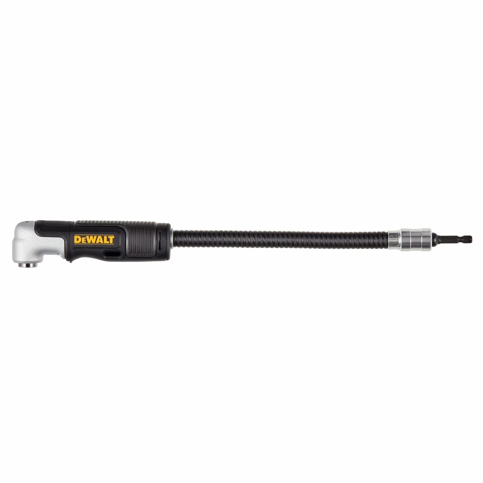 DEWALT FlexTorq adapter wiertarki kątowej, system 4 w 1, kompaktowy, elastyczny prosty trzpień, 30,5 cm (DWAMRASETFT)
