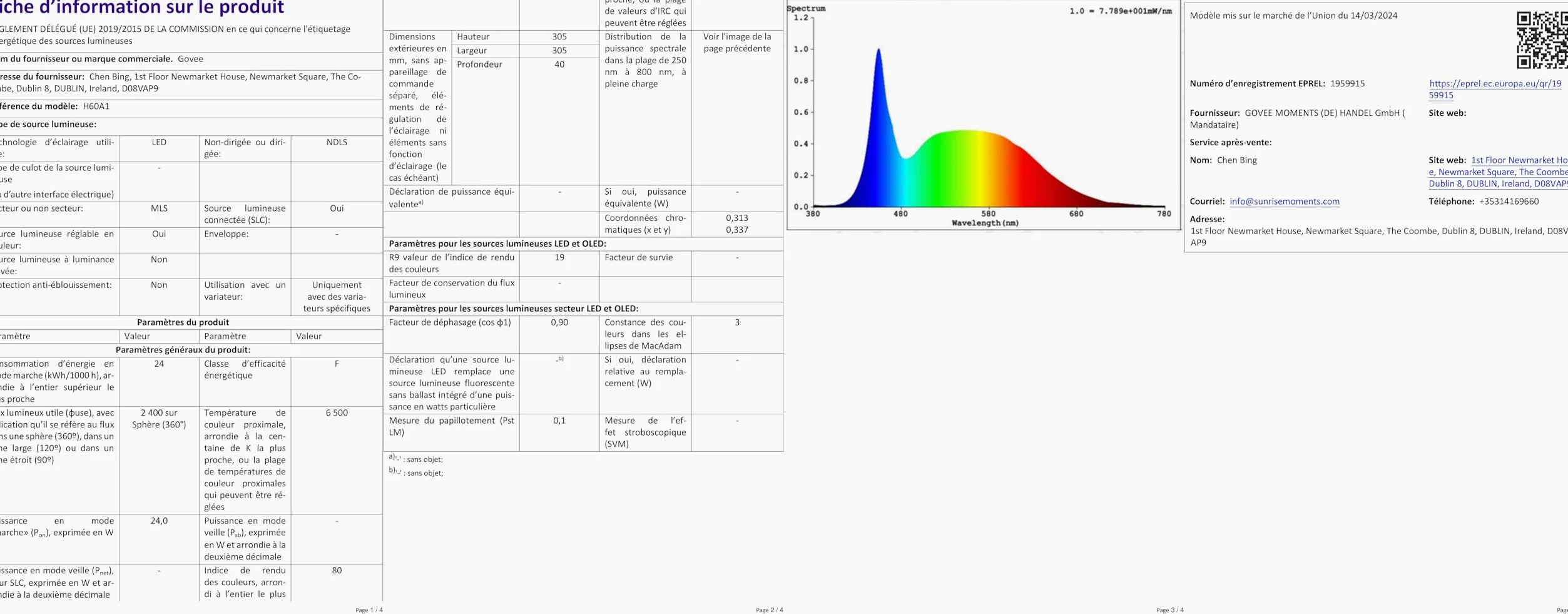 Govee RGBIC Inteligentna lampa sufitowa, 24W Ø30cm Lampa sufitowa LED z możliwością ściemniania, lampa sufitowa LED z 16 milionami kolorów DIY, kompatybilna z Alexa i Asystentem Google