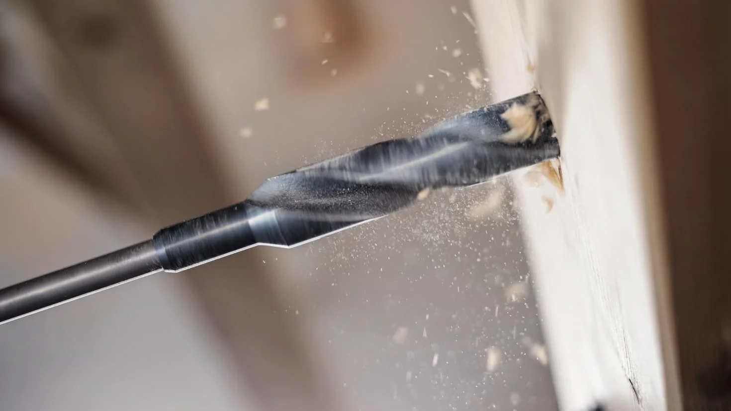 Bosch 1x Wiertło instalacyjne PRO Wood HSS (do Twarde drewno, Warstwy metalowe, Ø 10,00 mm, Professional Akcesoria Wiertarki/Wkrętarki, Wiertło do młota)