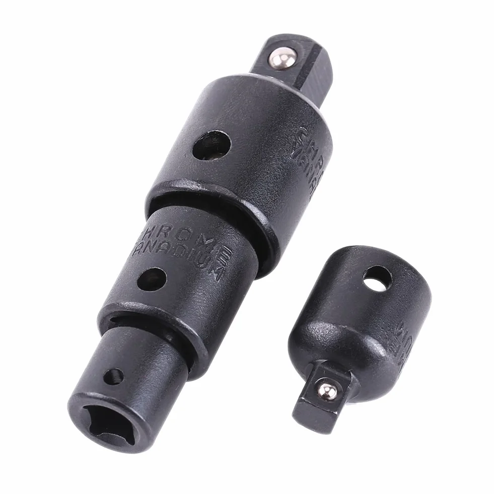 4 szt. gniazda śrubokręt konwerter reduktor zestaw czarny klucz nasadowy adaptery 1/2", 3/8", 1/4"