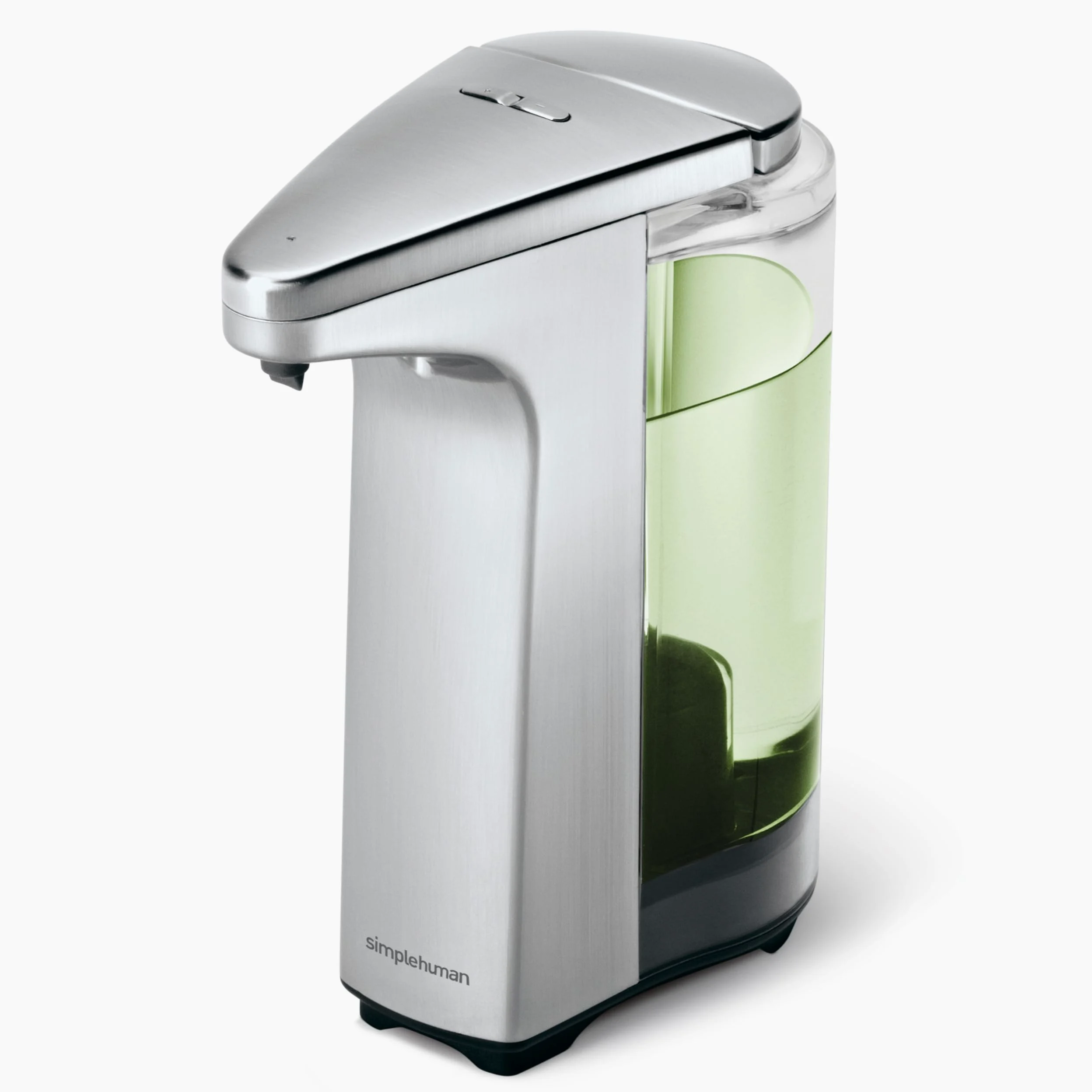 simplehuman ST1023 automatyczny dozownik mydła w płynie o pojemności 237 ml, regulacja głośności, nikiel szczotkowany