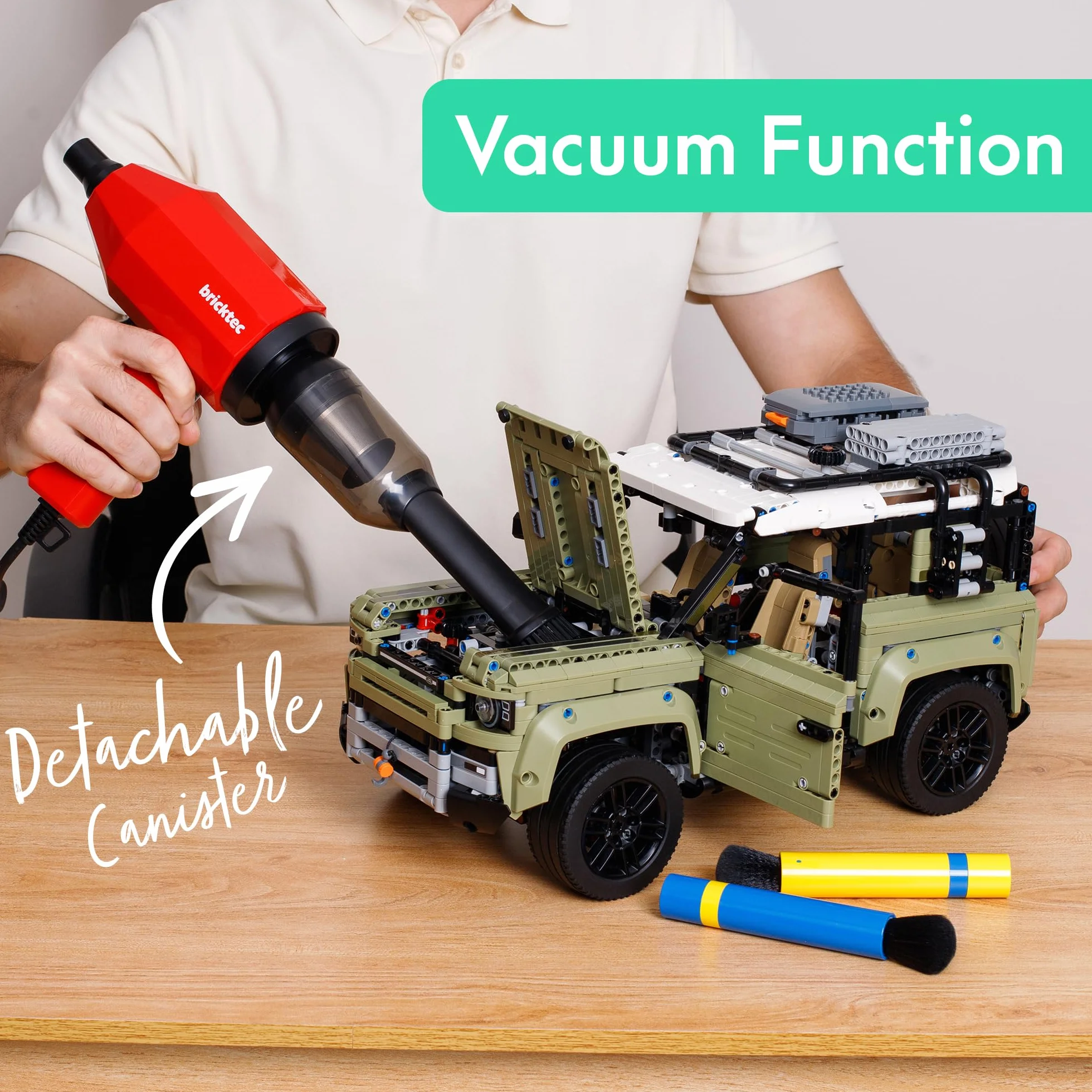 Bricktec Model Duster elektryczny odkurzacz 2 w 1 przewodowy do czyszczenia