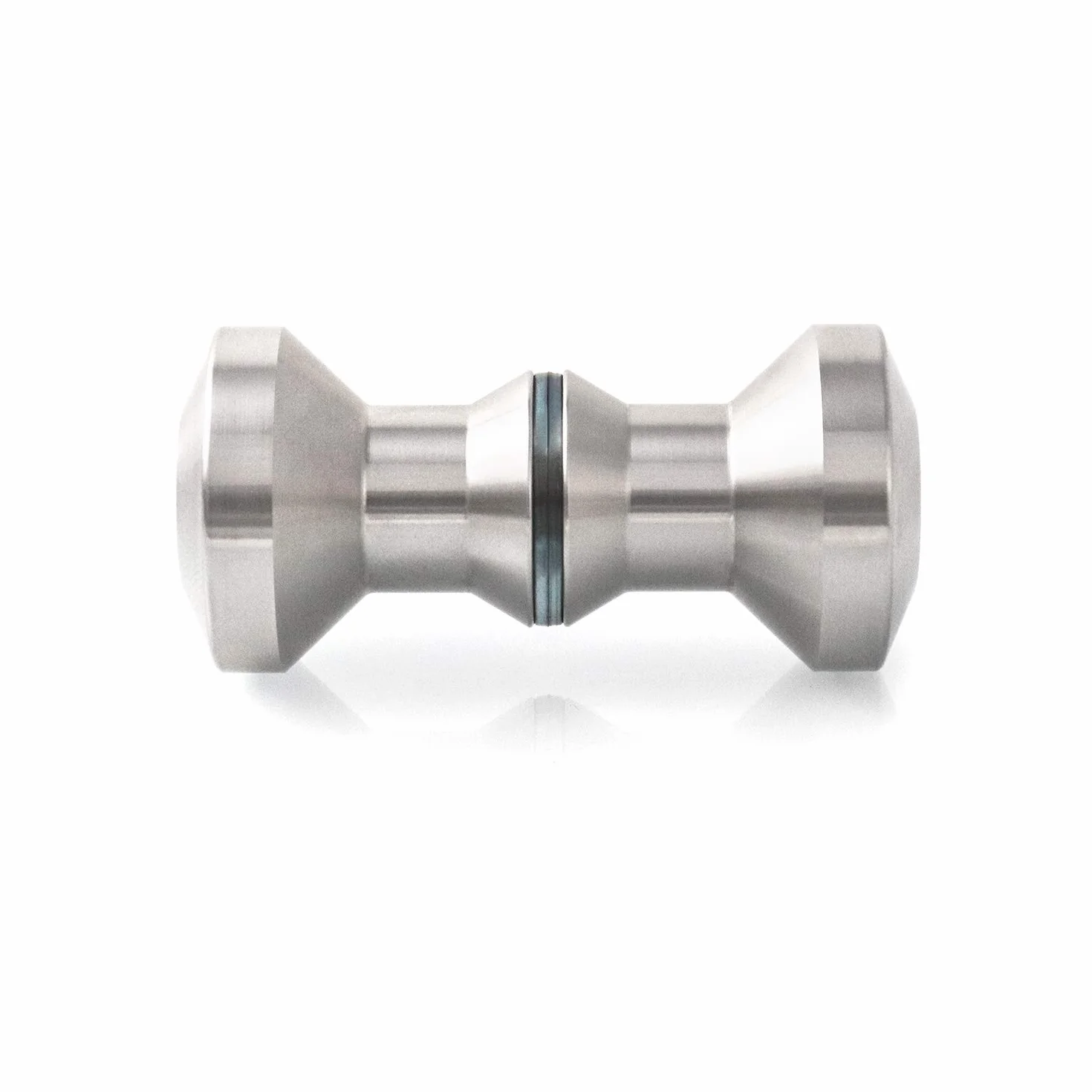 QWORK® 1 para podwójna gałka do drzwi prysznicowych, klamka do drzwi klamka do drzwi prysznicowych, szklane klamki do drzwi prysznicowych ze stali nierdzewnej 304, gałka do łazienki z prysznicem, gałka do drzwi prysznicowych, okucia klamka do drzwi, okrąg