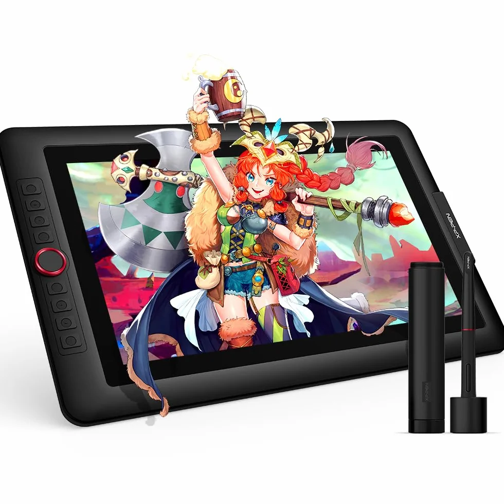 XP-PEN Artist 15,6 Pro tablet graficzny HD IPS 15,6 cala, rysik z funkcją gumki, 8 przycisków szybkiego dostępu, idealny do domowego biura i nauki zdalnej
