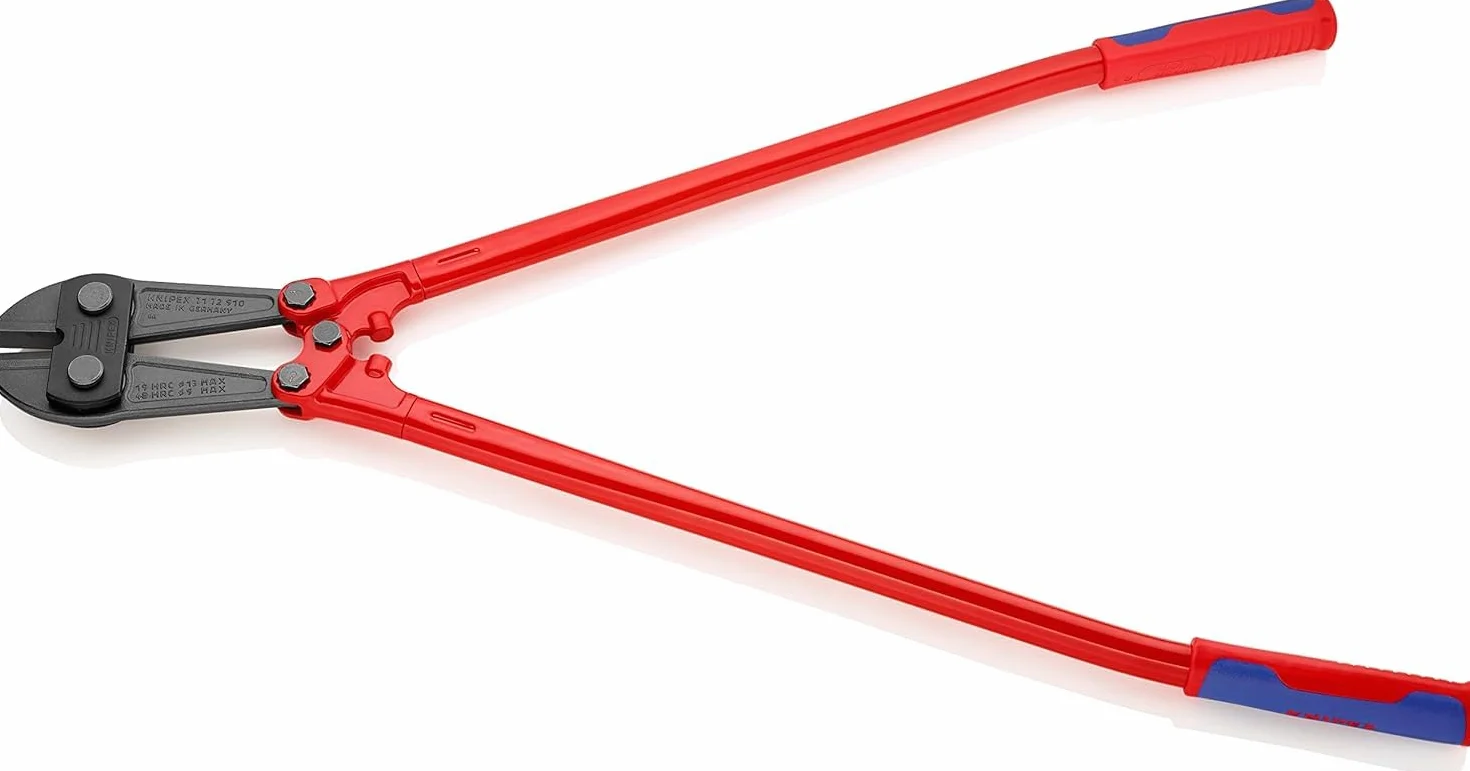 KNIPEX Nożyce dźwigniowe do prętów z osłonkami wielokomponentowymi 910 mm, 71 72 910