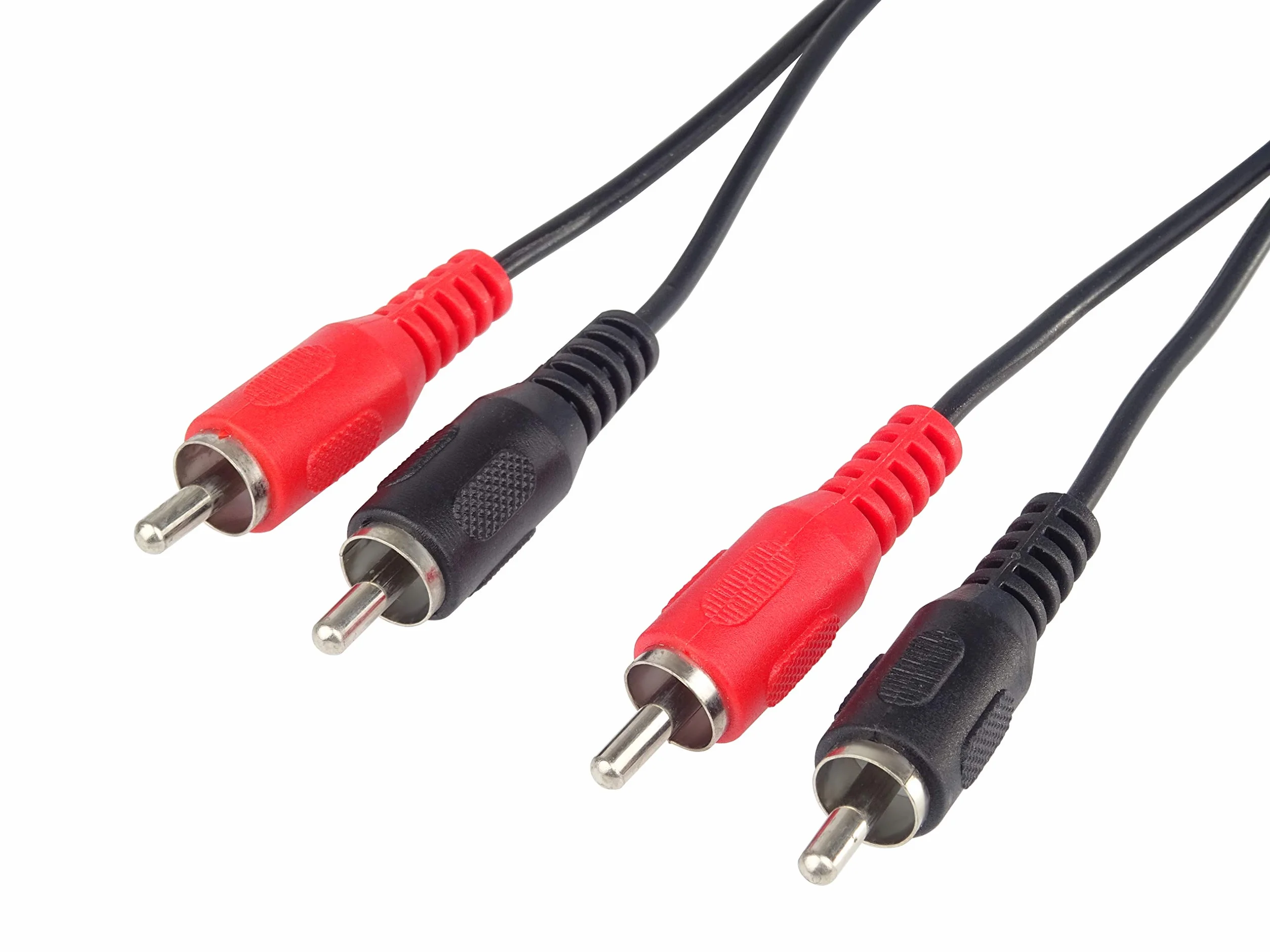 PremiumCord Kabel RCA 2m 2x Wtyk Na 2x Wtyk Kabel Połączeniowy Audio-Wideo Stereo Czarny