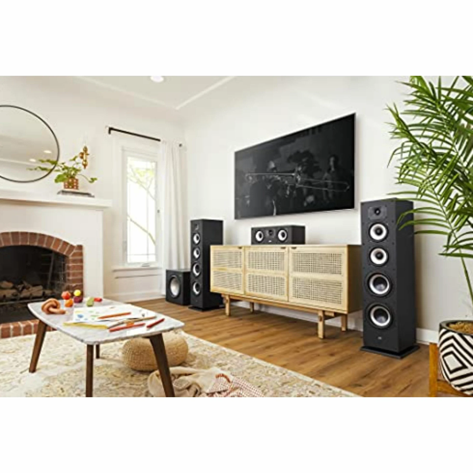 Polk Audio Monitor XT70BK głośnik stojący Hi-Fi Hi-Res Dolby Atmos DTS:X Czarny