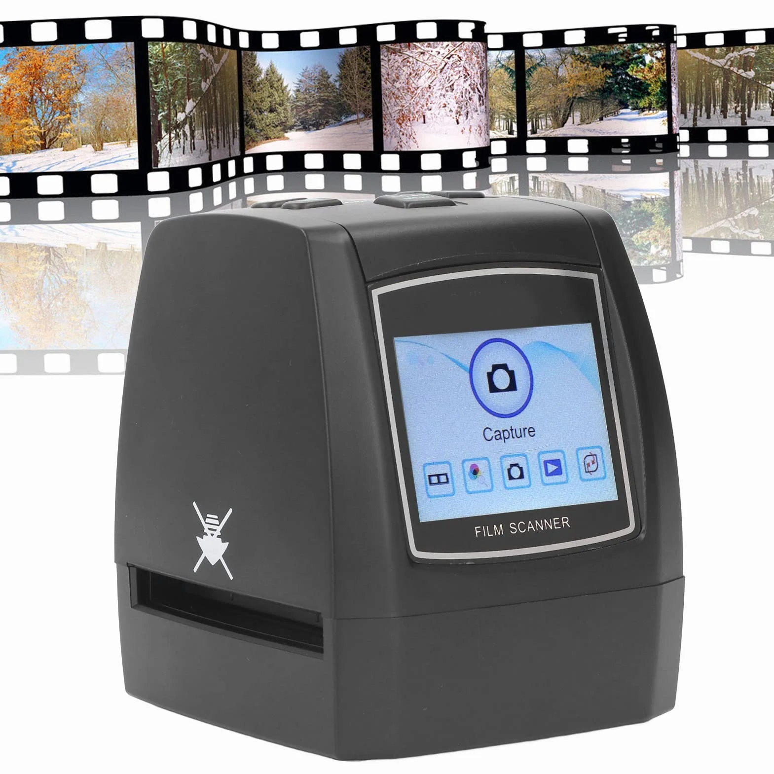Skaner negatywów filmowych USB 2.0 22MP kolorowy wyświetlacz TFT 2,4 cala Cyfrowy skaner filmów