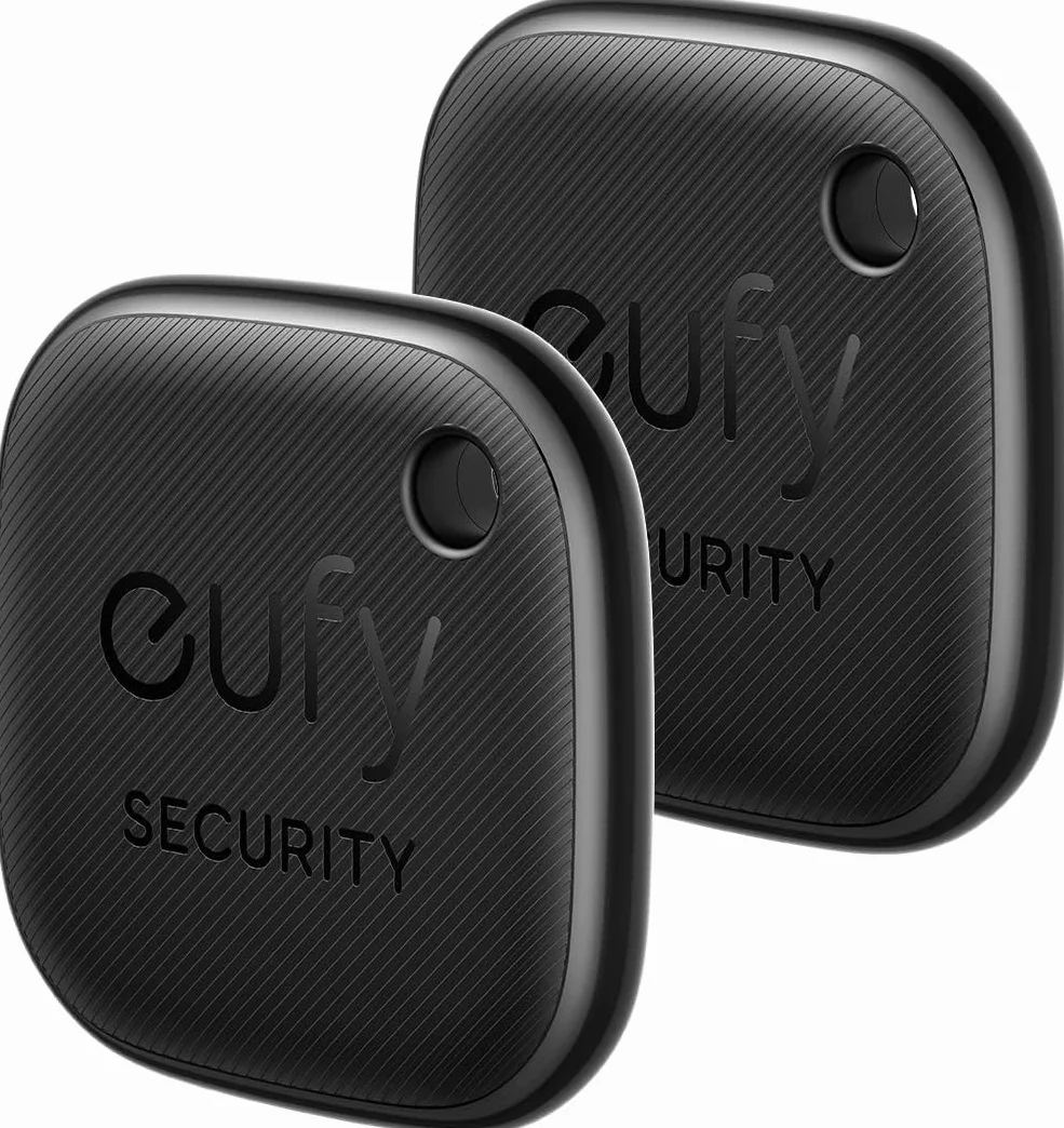 eufy Security SmartTrack Link lokalizator kluczy, kompatybilny z Apple Find My (iOS) lokalizator kluczy, Bluetooth do słuchawek i bagażu, wyszukiwarka telefonu, wodoszczelna. (2)
