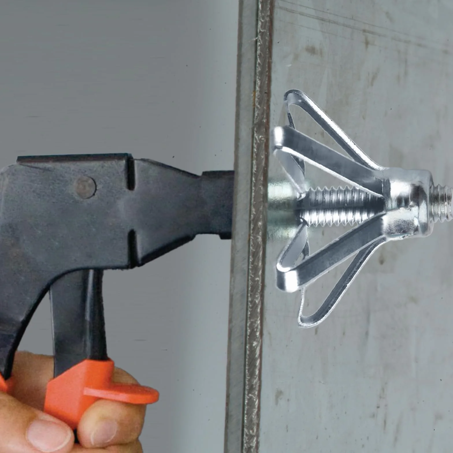 Mbsomnus Jack Nuts Płatki M6 x 25 cm, metalowa kotwa rozporowa, cienkie mocowania, kotwy do ścian, duże obciążenia, do cienkich ścian, drzwi pustych, blacha żelazna, 15 sztuk