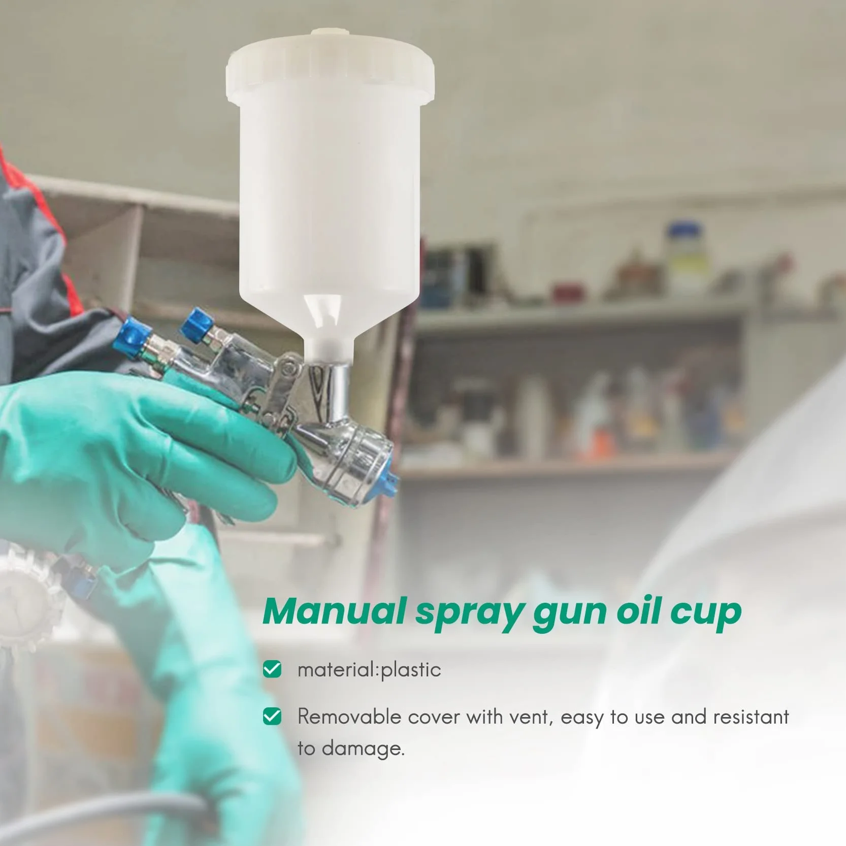 600 ml tworzywo sztuczne Hvlp malowanie filiżanka garnek do Sata Sprayer Cup przyłącze Jet
