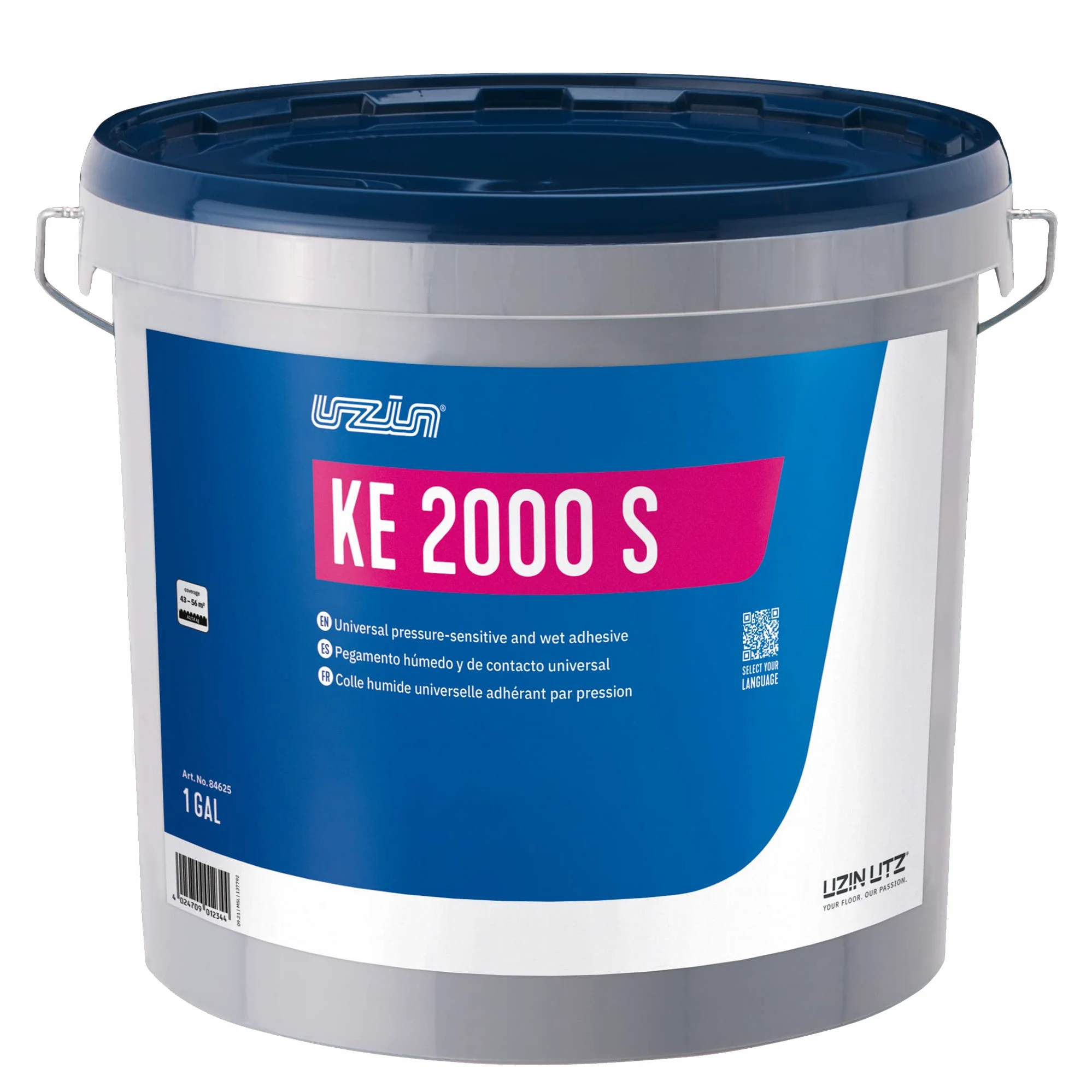 UZIN KE 2000 S uniwersalny klej na mokro i przyczepność, do winylu, PCW, mocny uniwersalny klej do wszystkich powszechnie stosowanych rodzajów podłóg (6 kg)