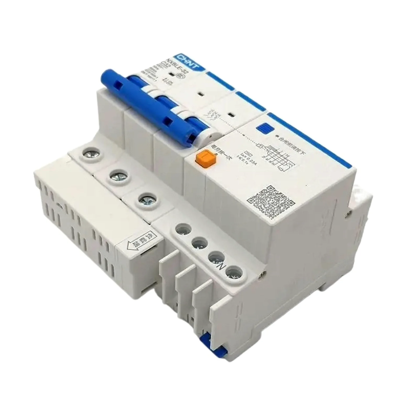 NXBLE-32 3P + N 30mA C6A 10A 16A 20A 25A 32A wyłącznik różnicowoprądowy RCBO(C20A)