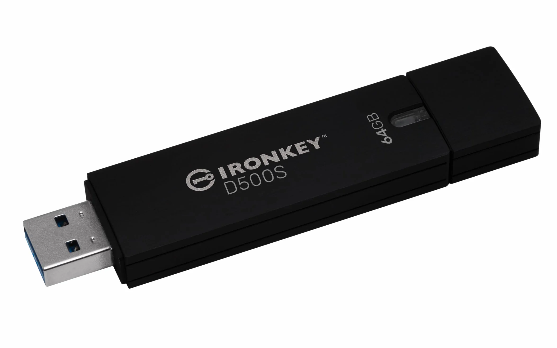 Kingston IronKey D500S szyfrowany sprzętowo dysk flash USB 64 GB FIPS 140-3 Lvl 3 (w toku) AES-256 - IKD500S/64GB