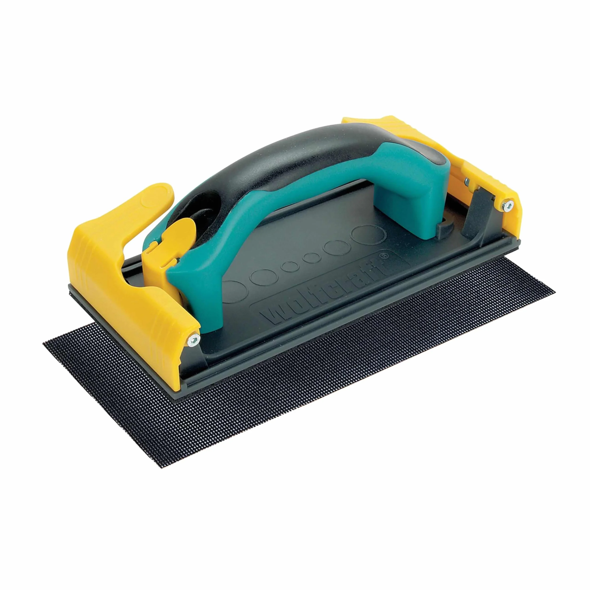 wolfcraft Szlifierka ręczna do płyt gipsowo-kartonowych I 4056000 I Do kontrolowanego, ergonomicznego szlifowania powierzchni gipsowo-kartonowych