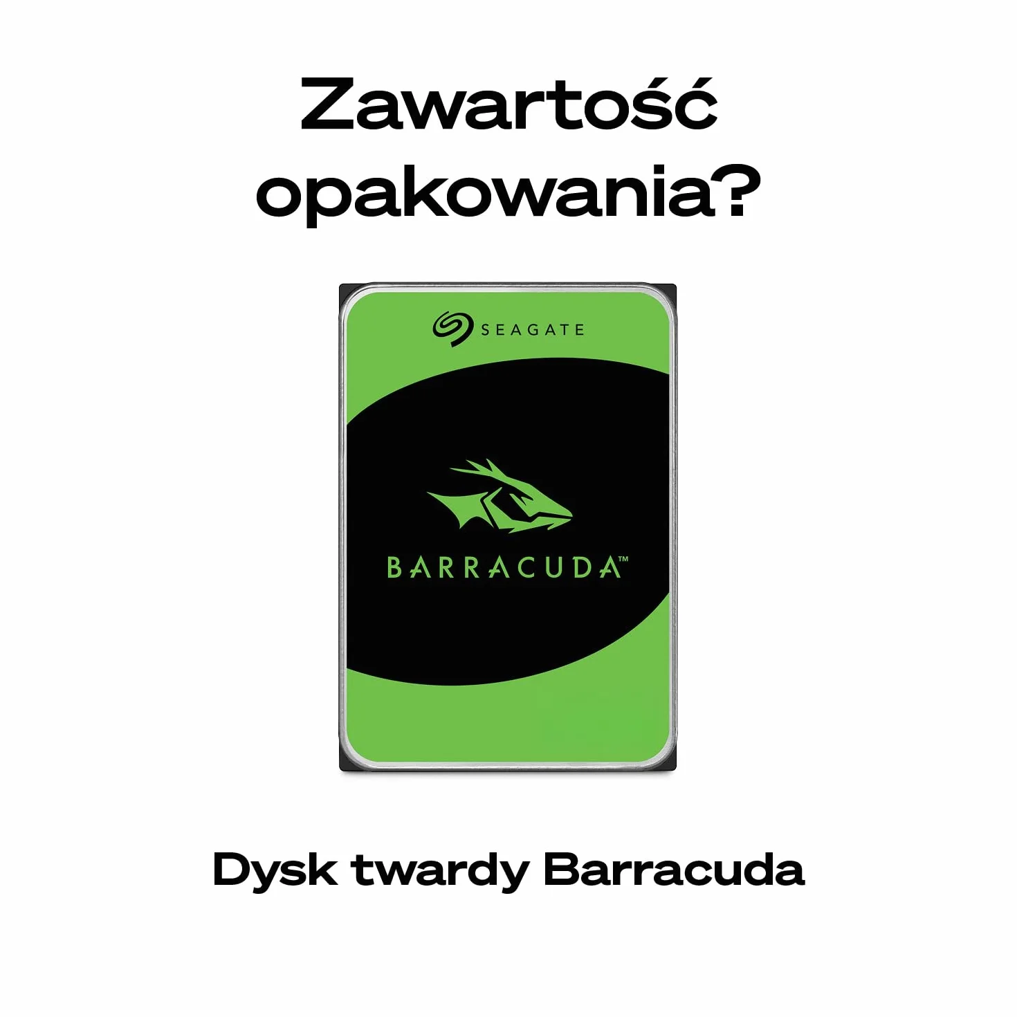 Seagate BarraCuda 4TB, Wewnętrzny dysk twardy, 3.5",Dla komputerów PC i laptopów, SATA 6 GB/s, 5400 RPM, 256 MB cache, FFP (ST4000DMZ04)