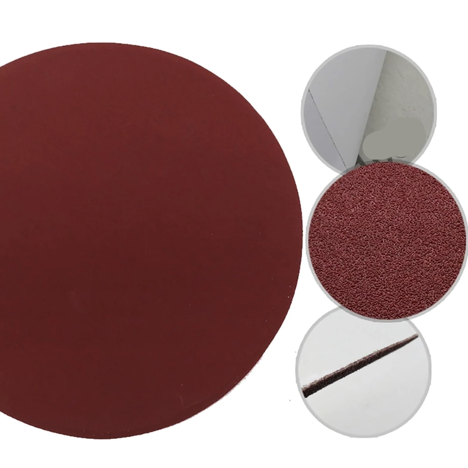 Papier ścierny, Papier ścierny, papier na mokro i sucho, 10 szt. 5-calowych krążków ściernych o średnicy 125 mm, samoprzylepna podkładka ścierna gradacji 240/320/600/800/1000(60 Grit)