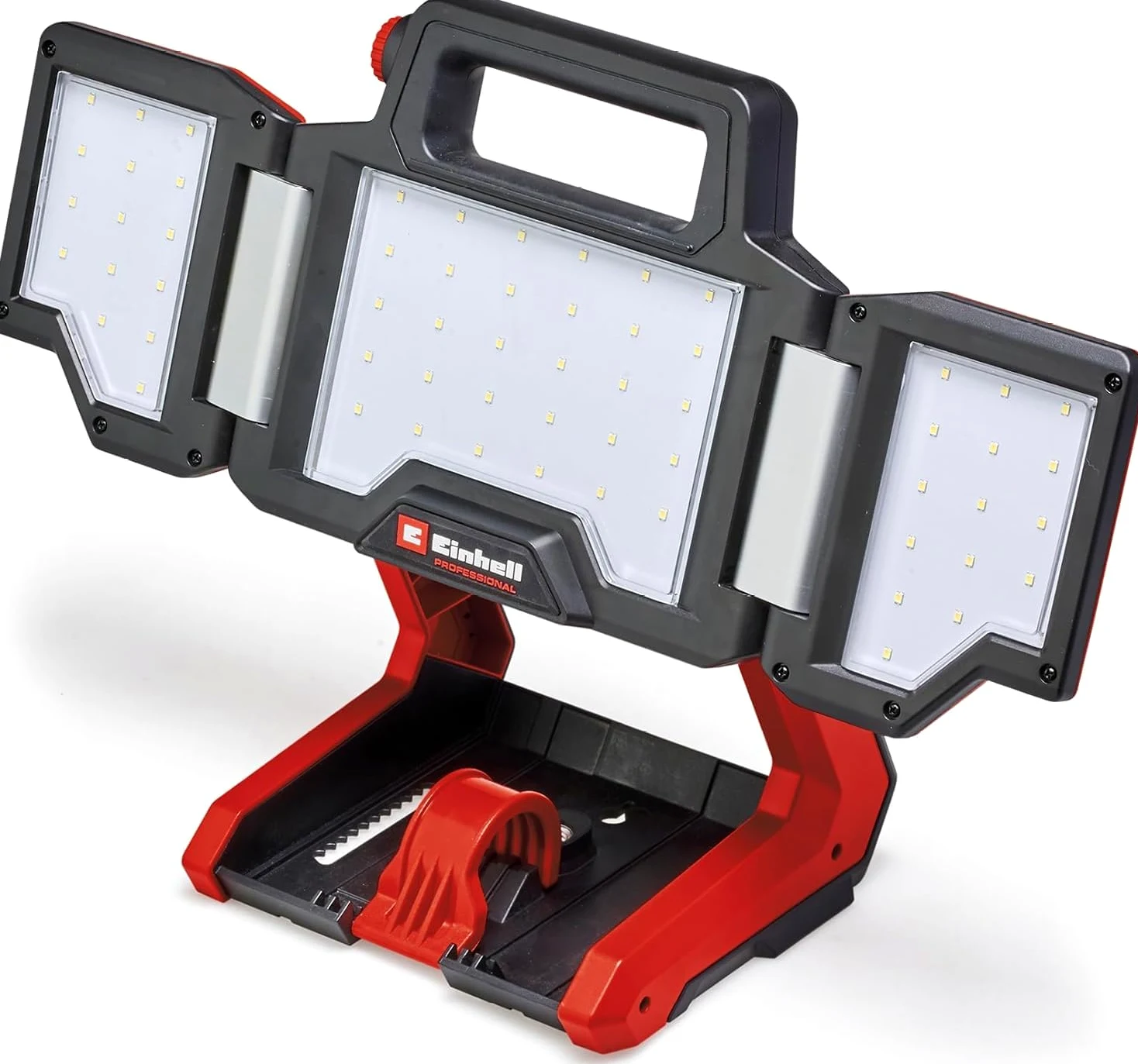 Einhell Lampa akumulatorowa TP-CL 18/3000 Li-Solo Power X-Change (18 V, 3000 lm, obrotowa głowica świetlna, składane panele świetlne, 60 diod LED, regulacja jasności, bez baterii)