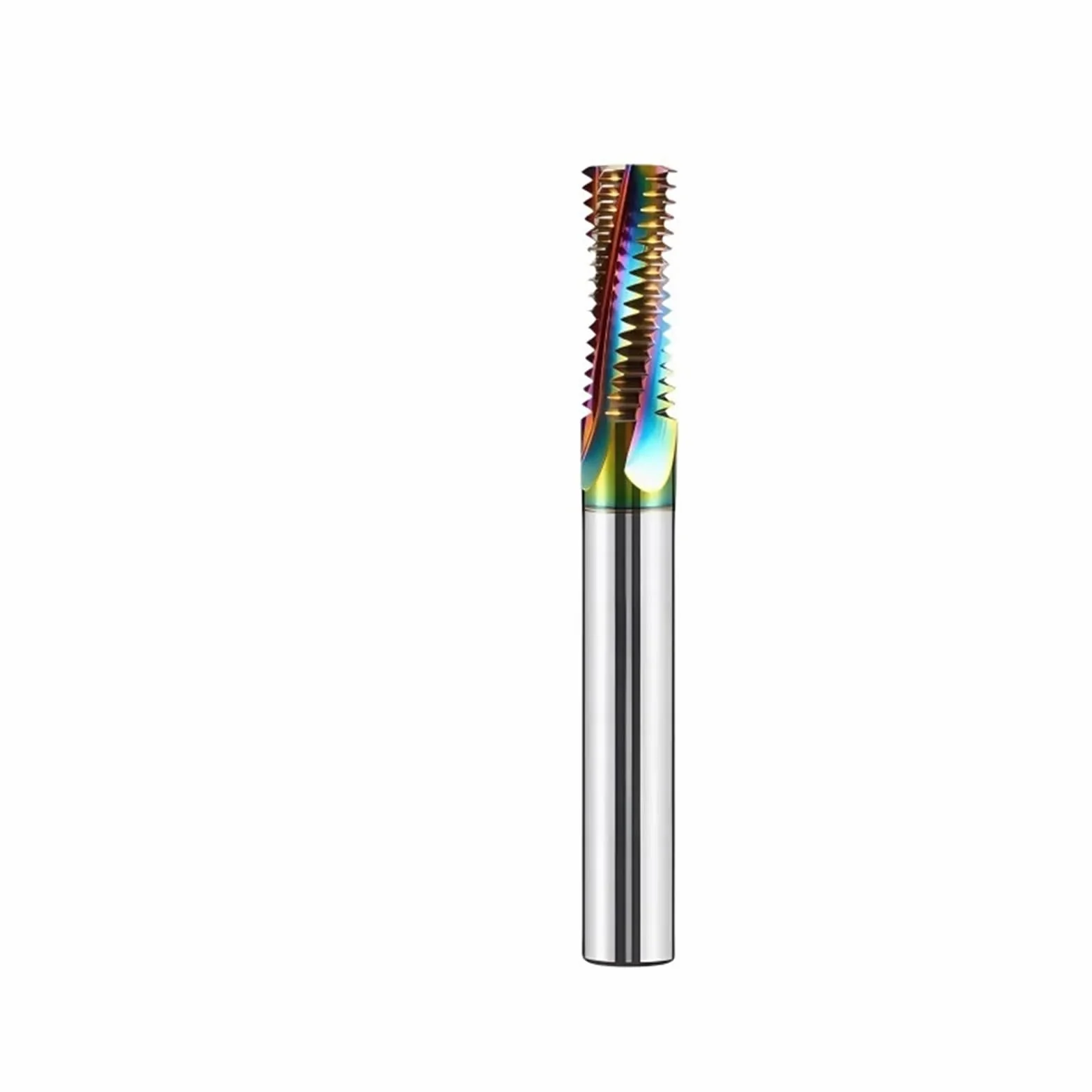 1 szt. Maszyna CNC Frezy z węglika spiekanego z węglika spiekanego UNC 10-24 12-24 1/4 3/8 UNF 10-32 12-28 (UNF1I2-20XD10X75L, do stali nierdzewnej_1 szt.)
