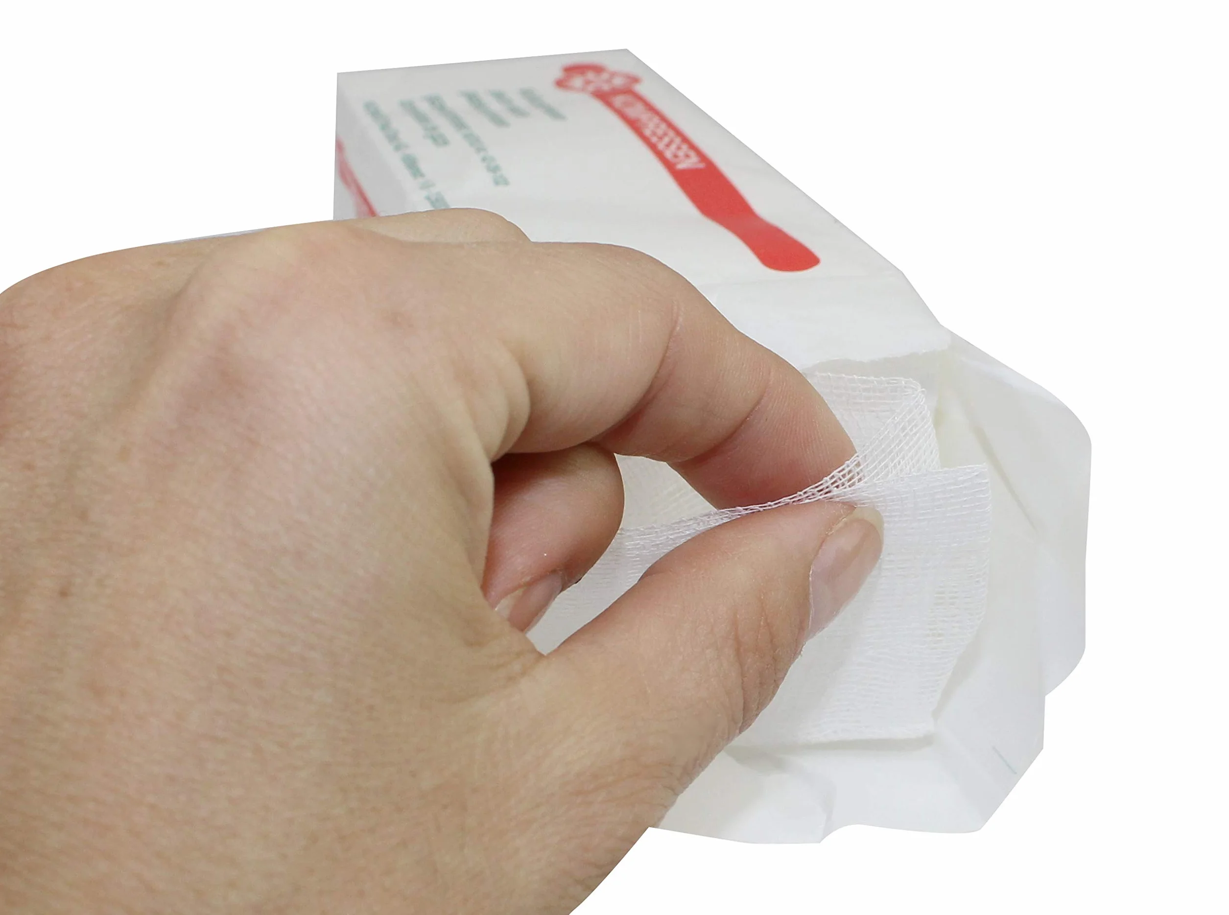 Kompresy 100 sztuk firmy Noba 8-krotne, 5 x 5 cm