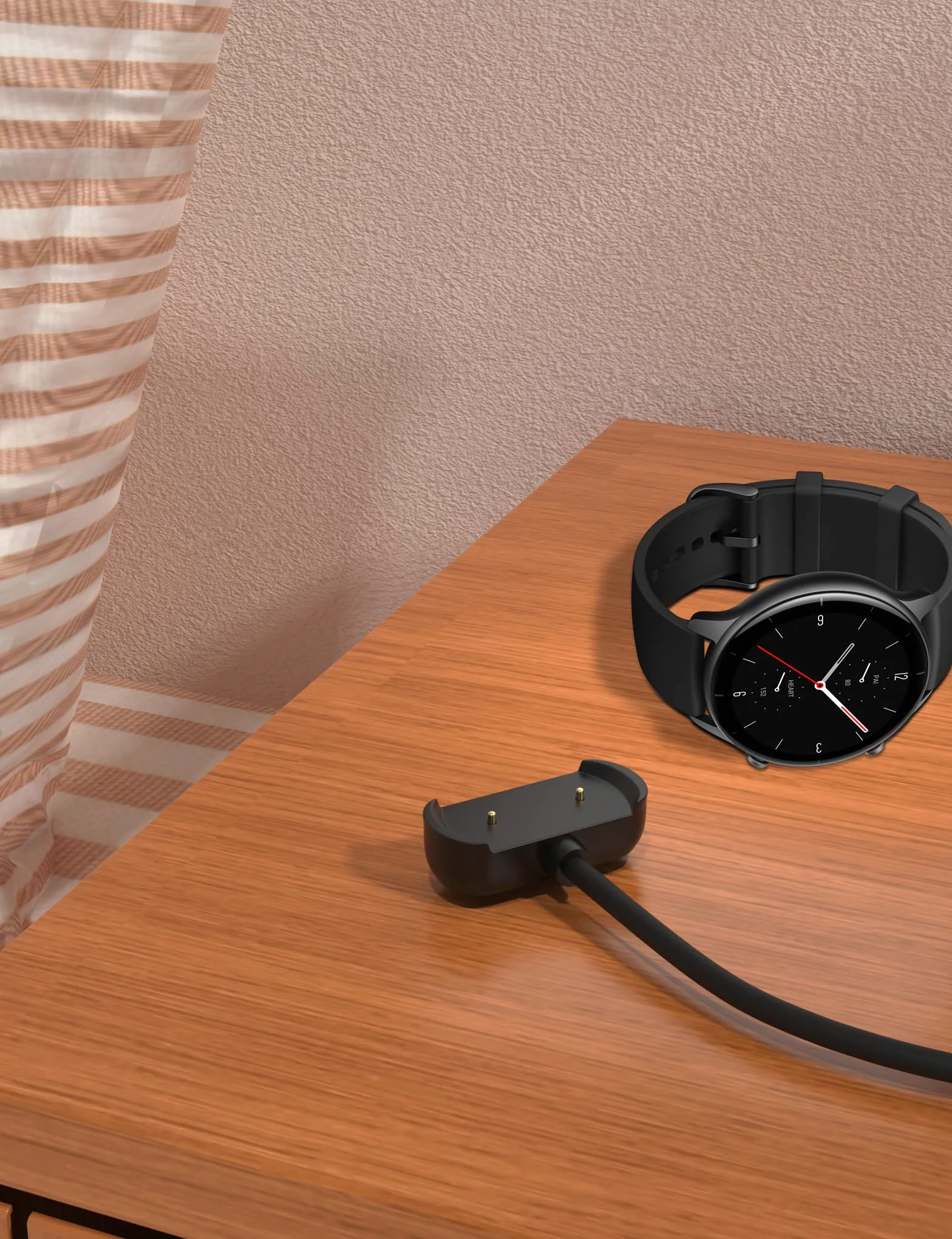 Sinoacc Ładowarka do Amazfit Bip 5/3/U, GTR 2/2E, GTS 2/2Mini/2E/4 Mini, T-Rex Pro, Zepp E/Z, 3m magnetyczny kabel USB